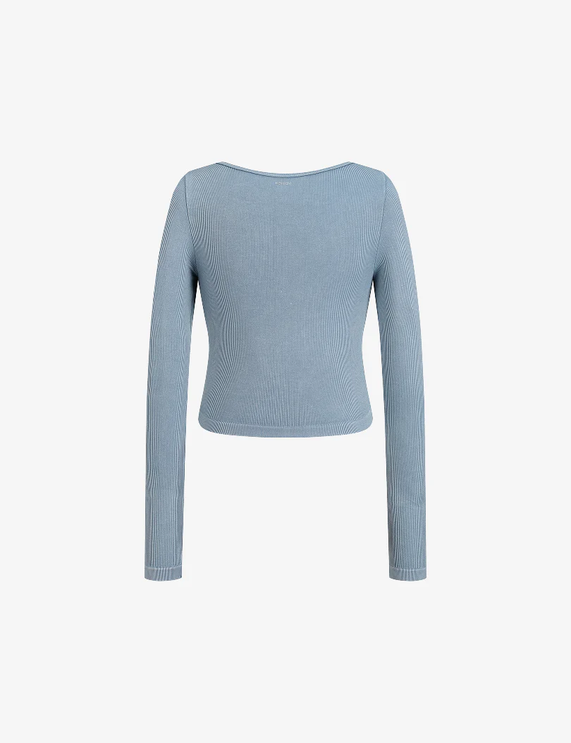 ALLTENSION DEEP V-NECK TOP - Image 4