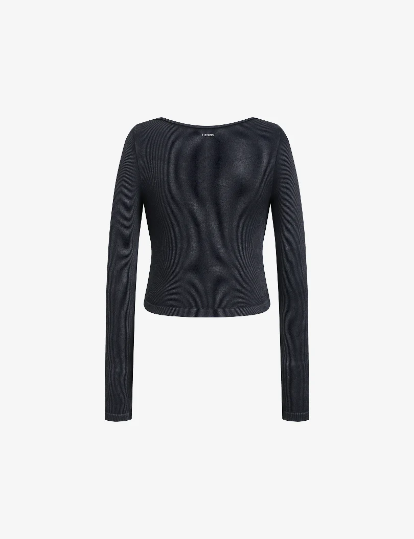 ALLTENSION DEEP V-NECK TOP - Image 8