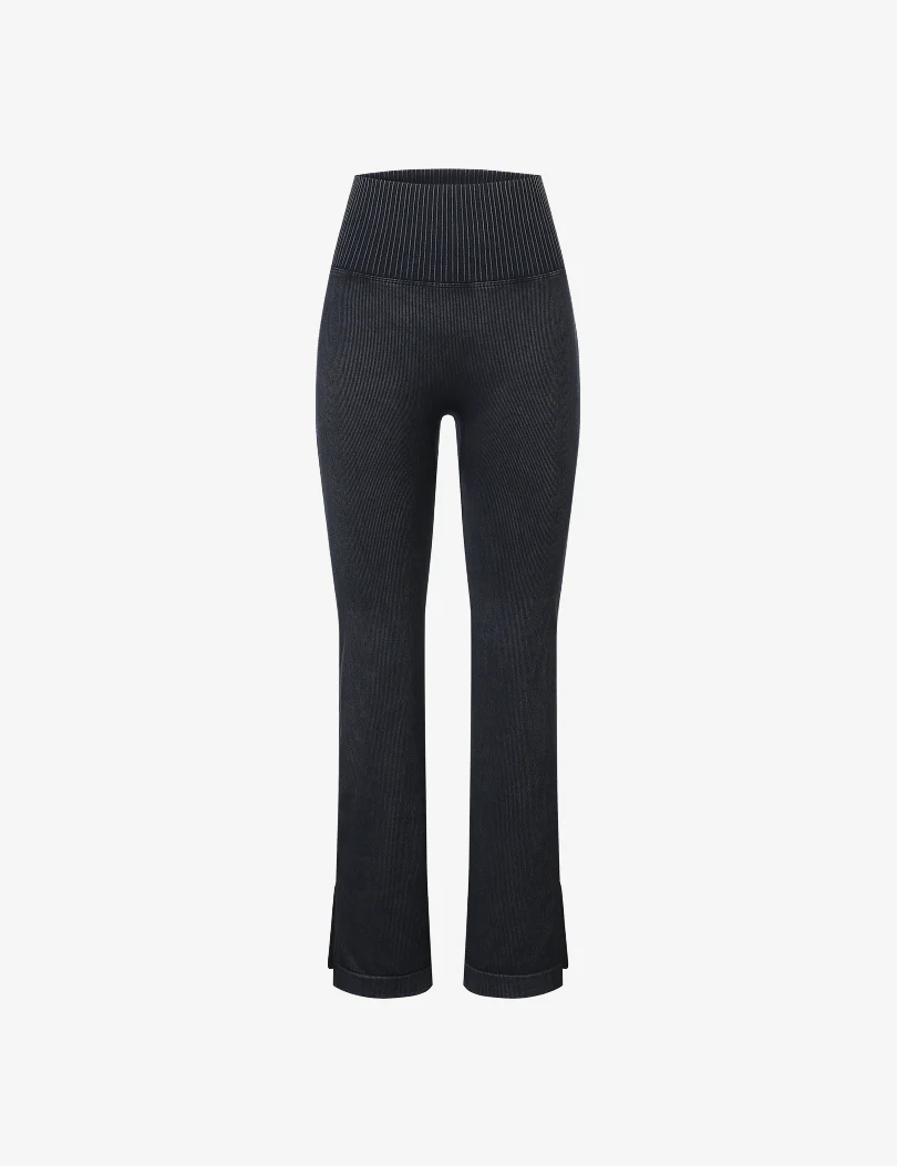 ALLTENSION FLARE LEGGINGS WITH SLIT - Image 6