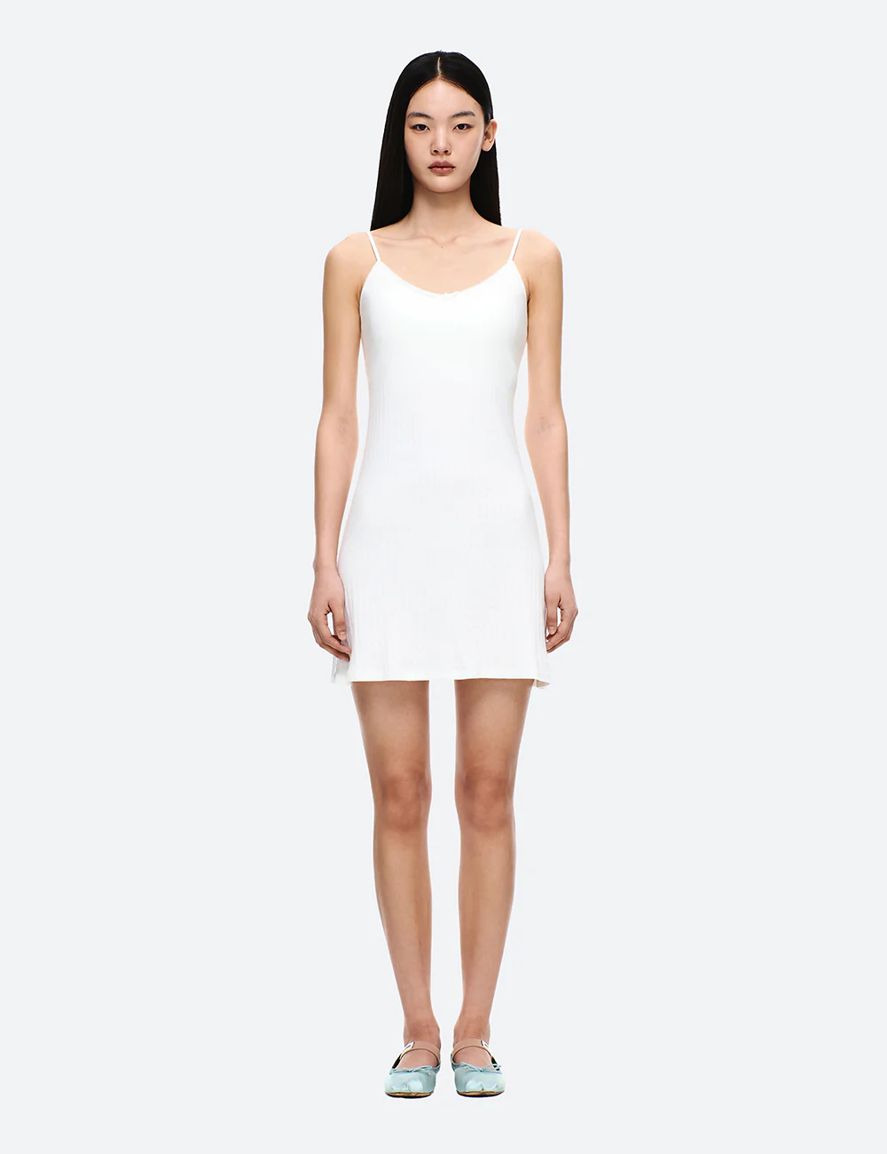 COTTON BUILT-IN BRA DRESS - Image 9
