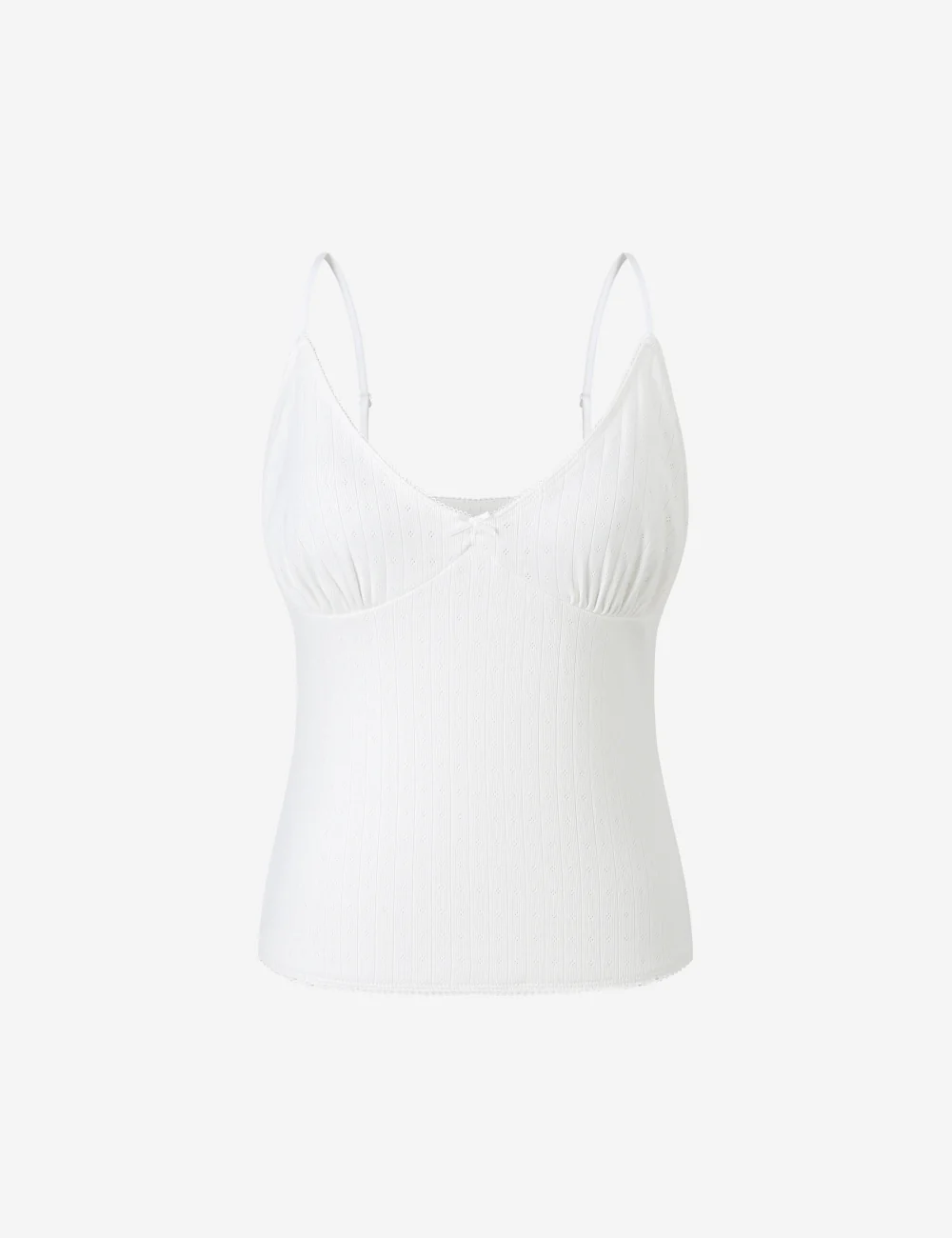 COTTON DEEP V NECK SLEEVELESS - Image 10