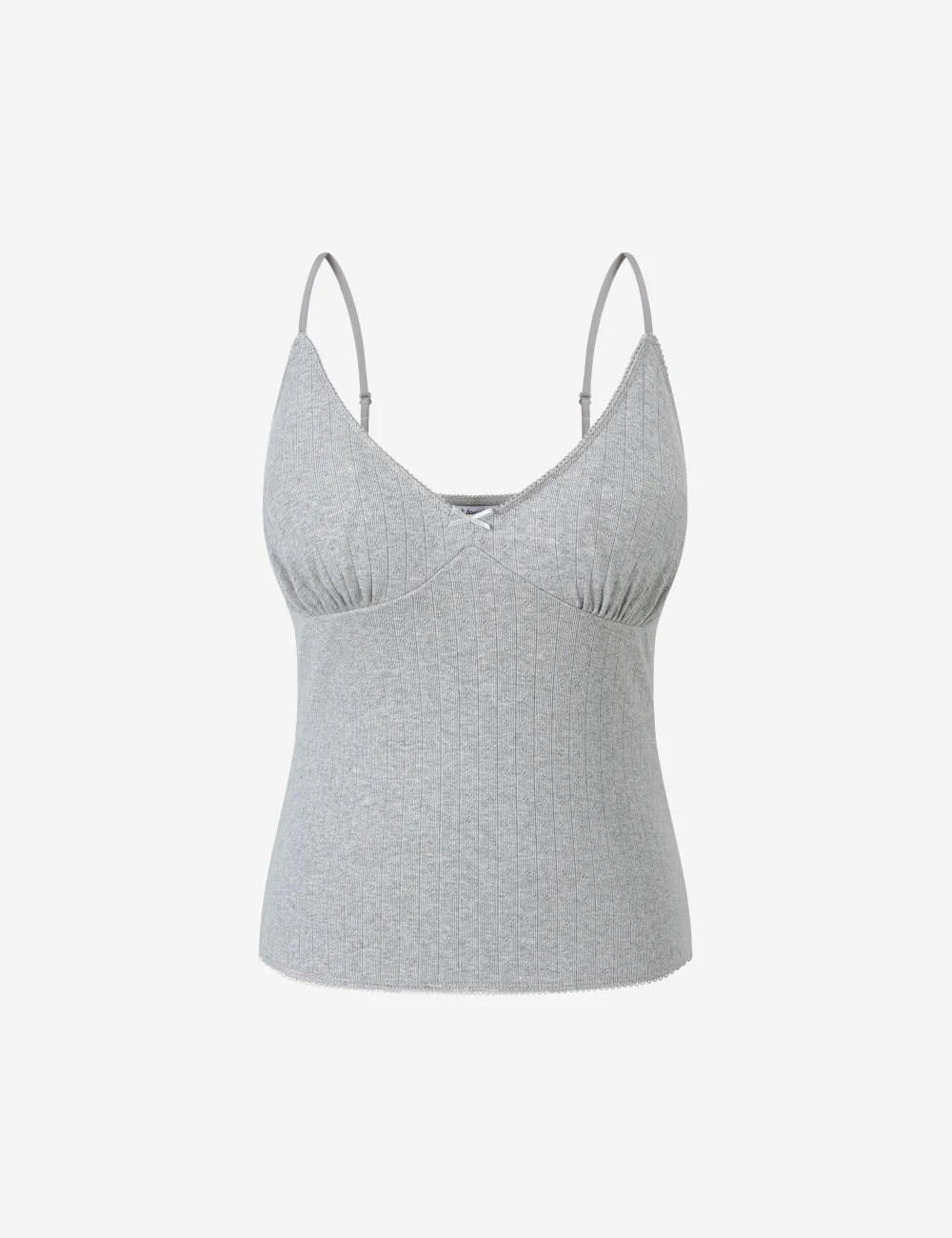COTTON DEEP V NECK SLEEVELESS - Image 4