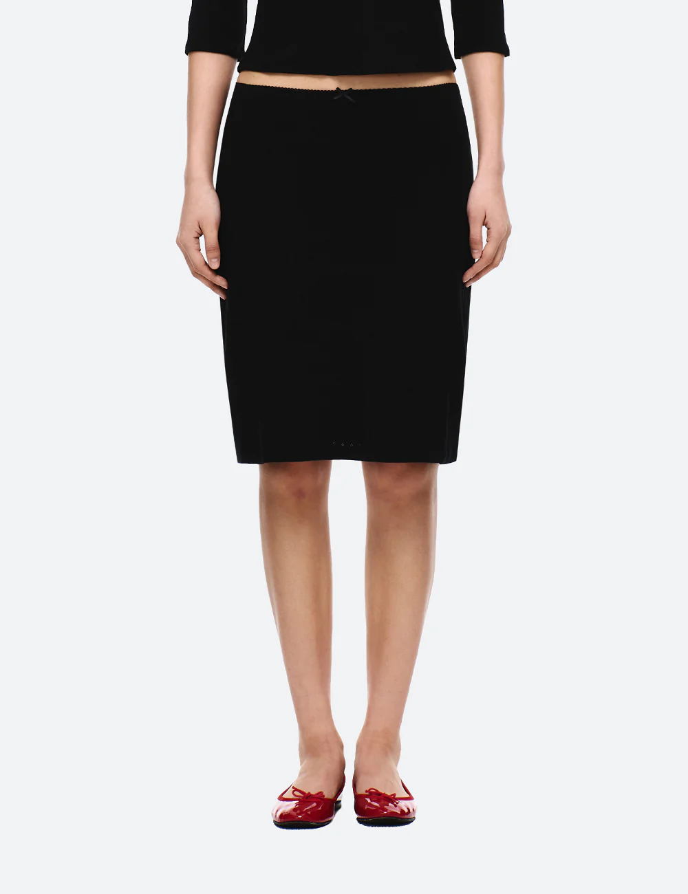 COTTON MIDI SKIRT - Image 5
