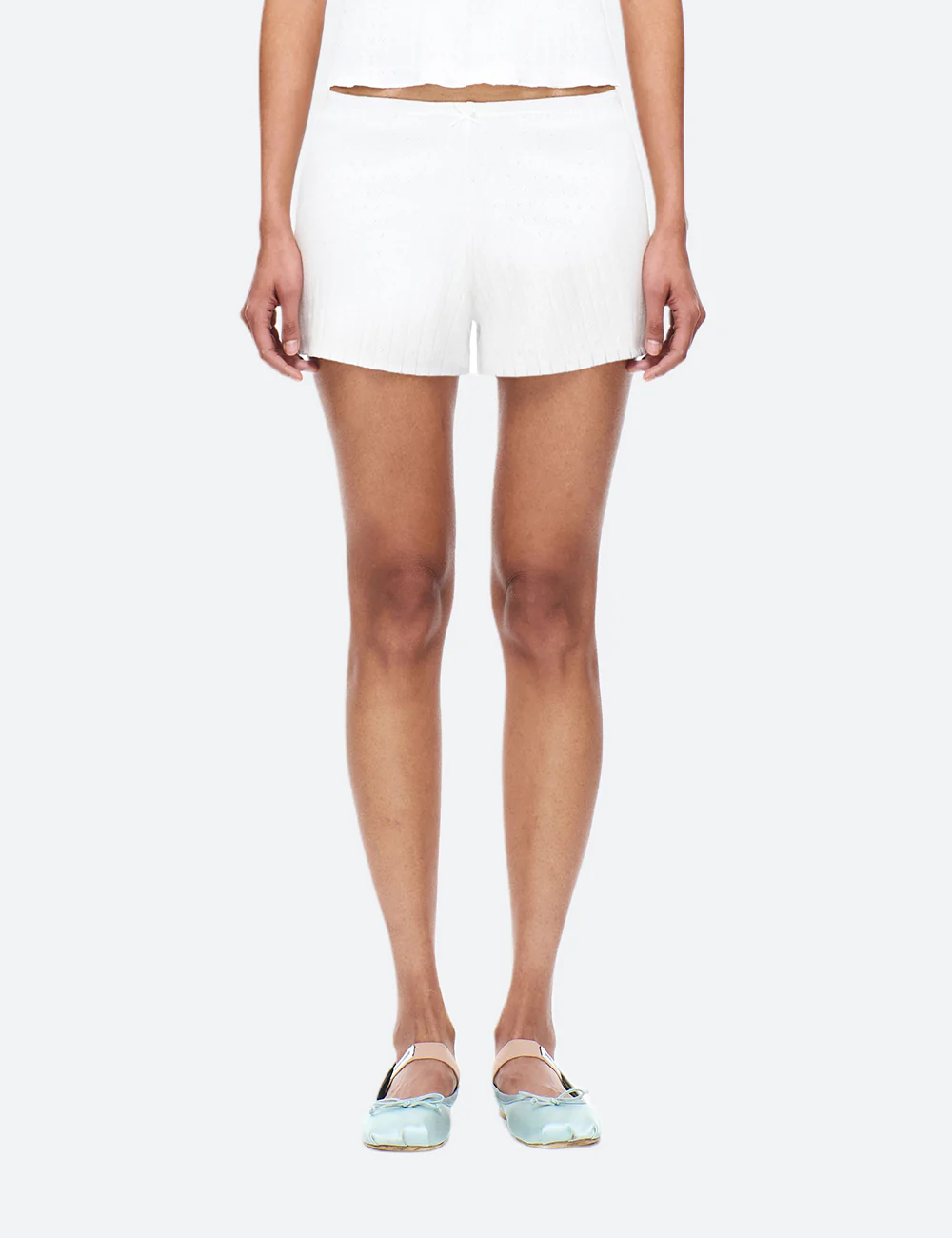 COTTON PAJAMA SHORTS - Image 9