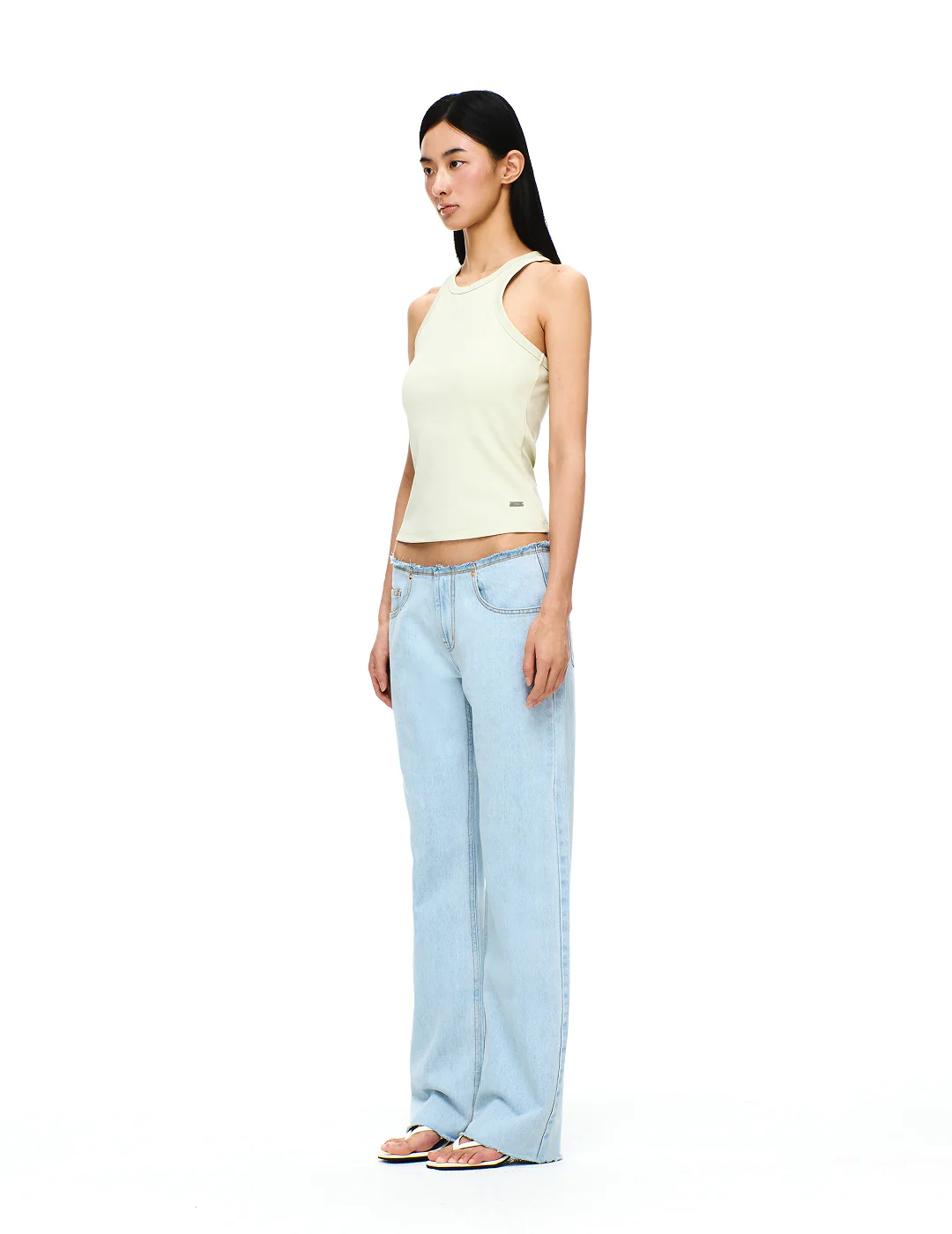 COTTON RACER BACK BRA TOP - Image 3