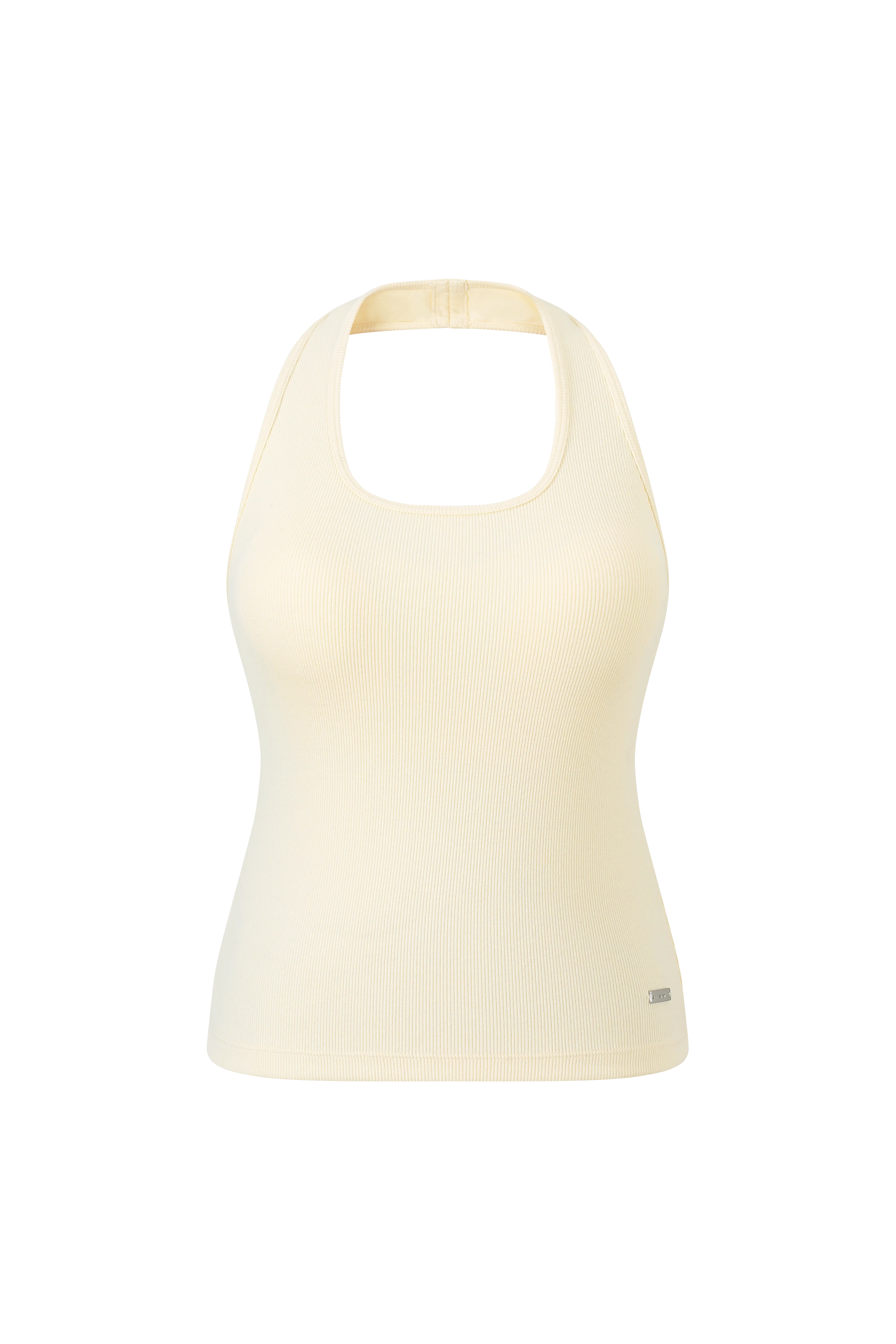 COTTON RIB HALTER NECK BRA TOP - Image 14