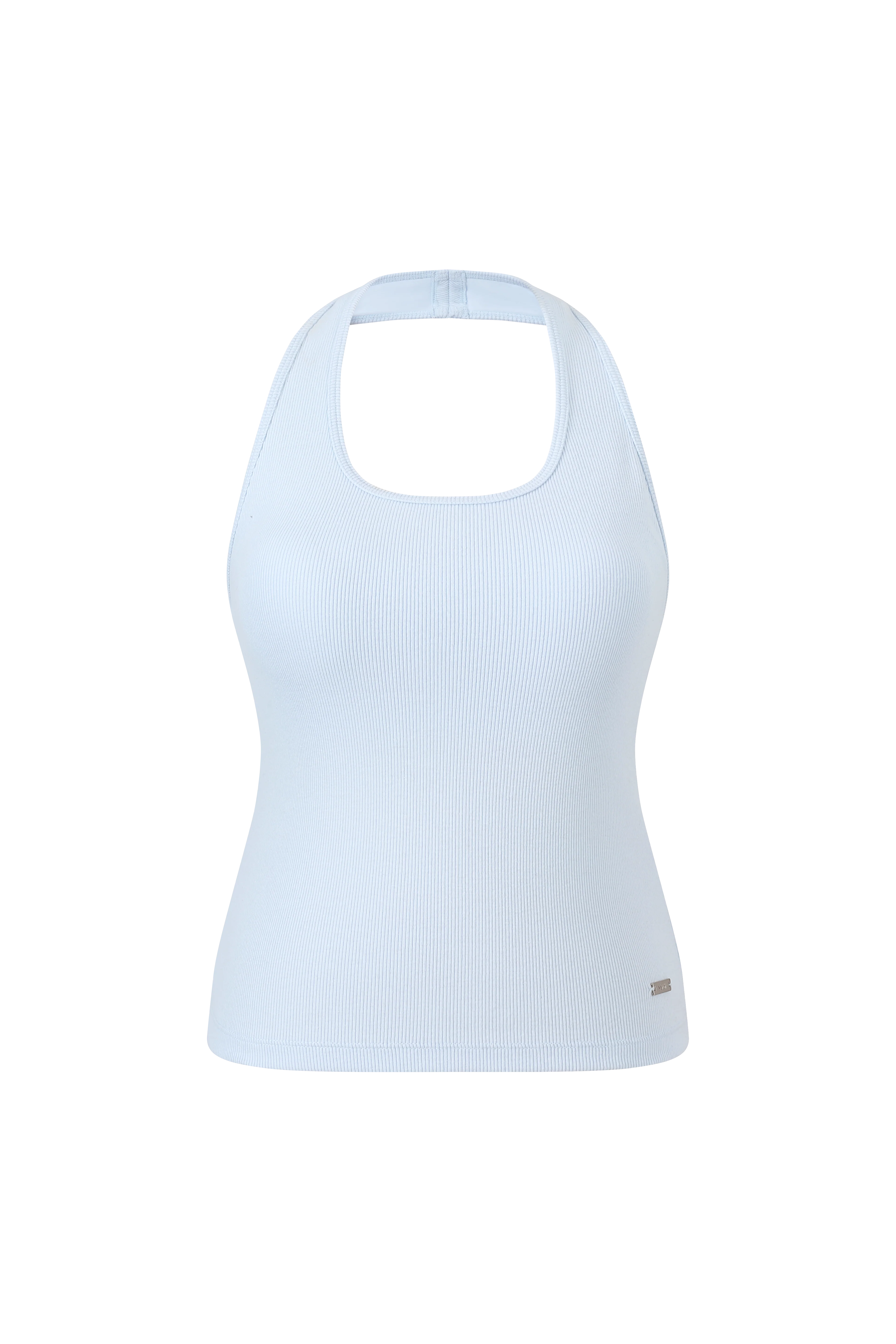 COTTON RIB HALTER NECK BRA TOP - Image 18