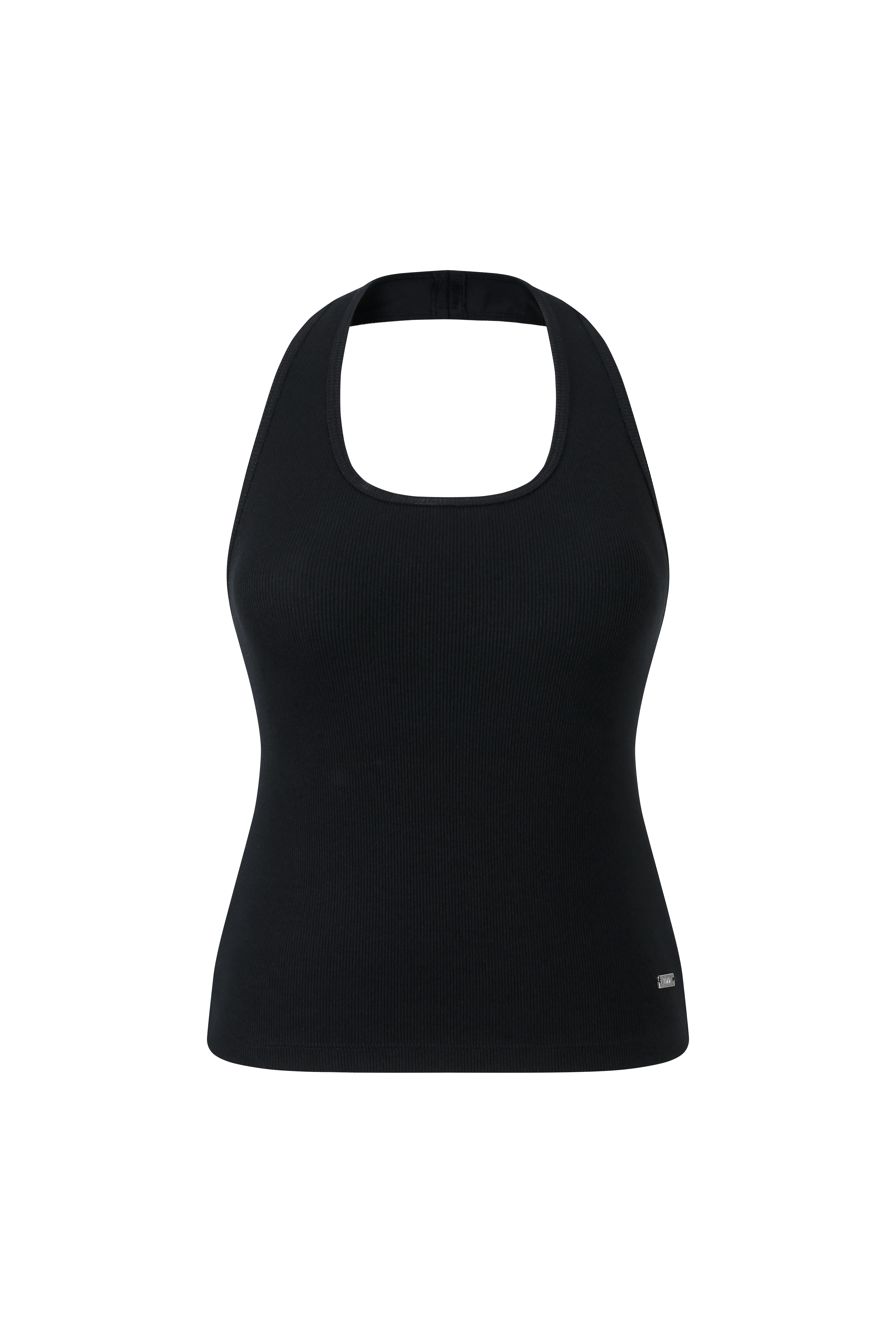 COTTON RIB HALTER NECK BRA TOP - Image 22