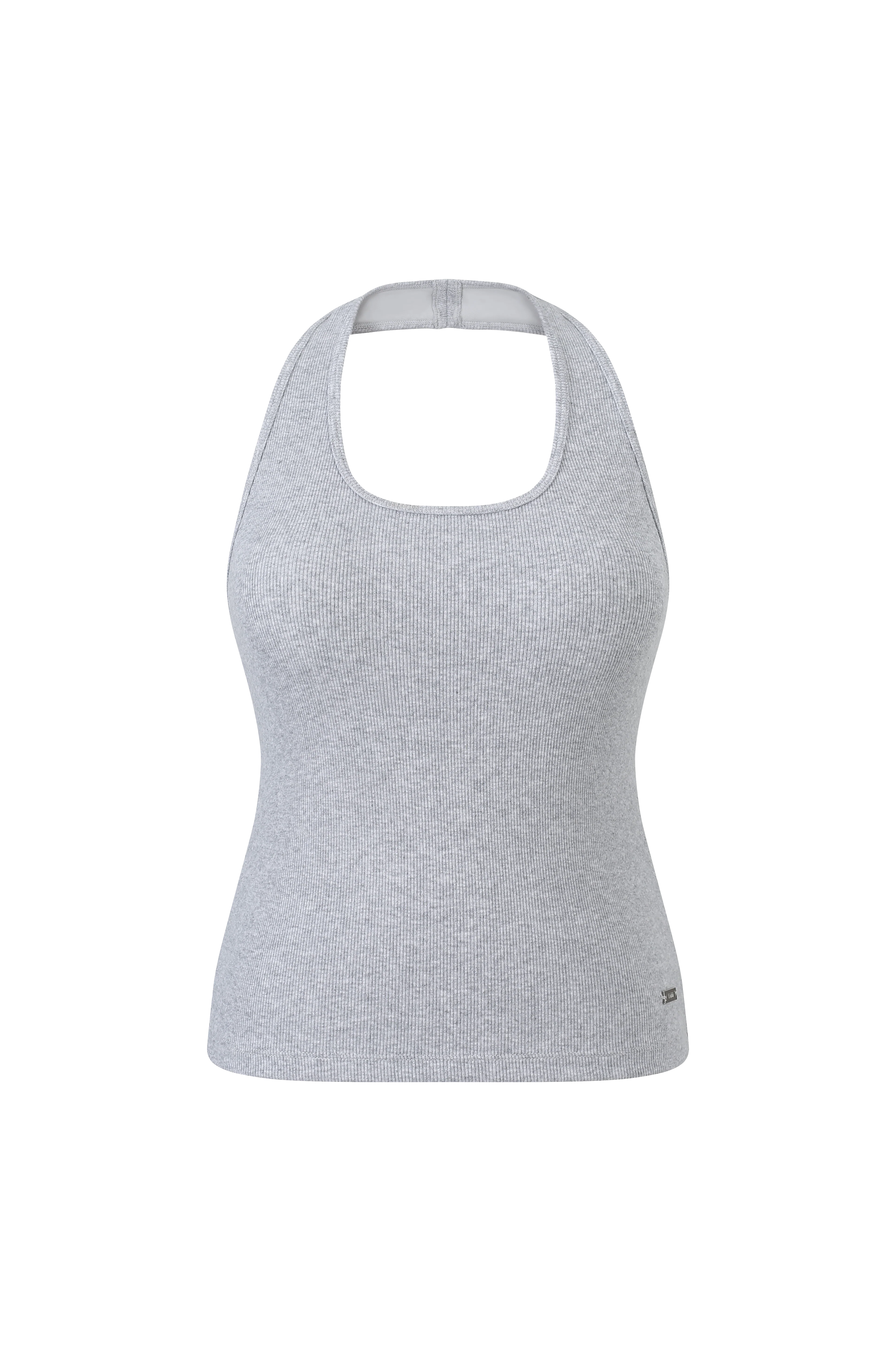 COTTON RIB HALTER NECK BRA TOP - Image 26