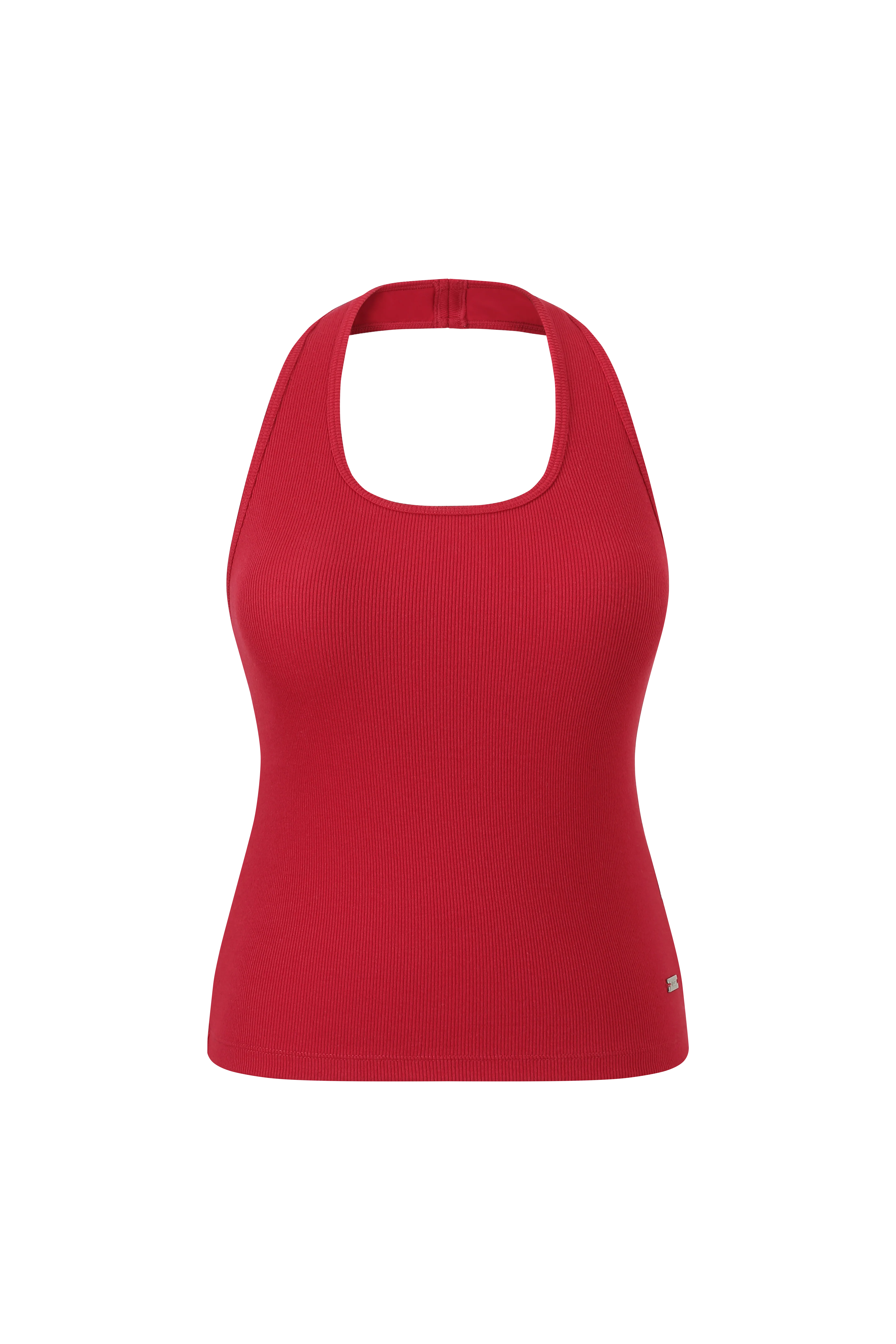 COTTON RIB HALTER NECK BRA TOP - Image 6