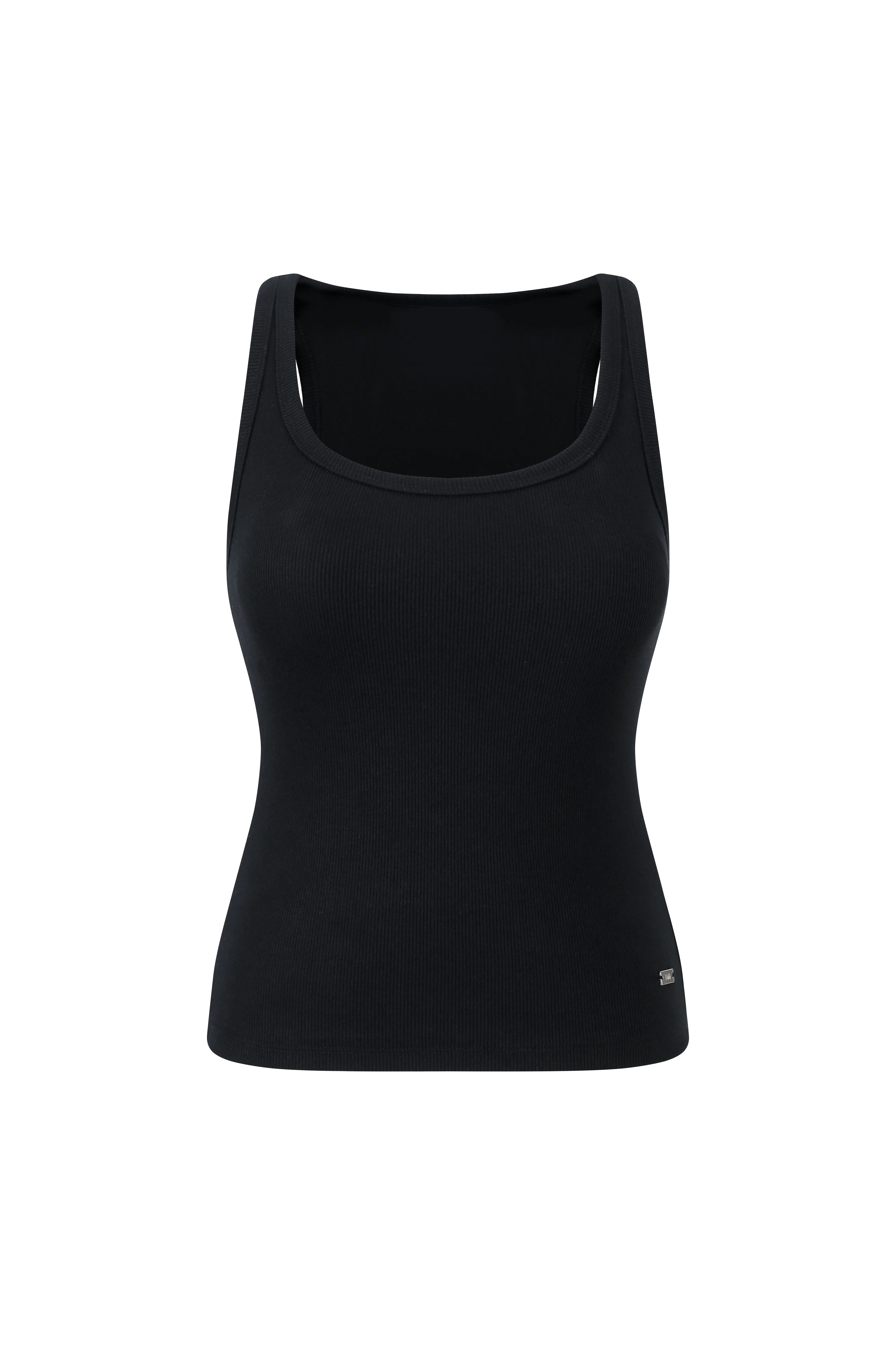 COTTON RIB U-NECK BRA TOP - Image 18