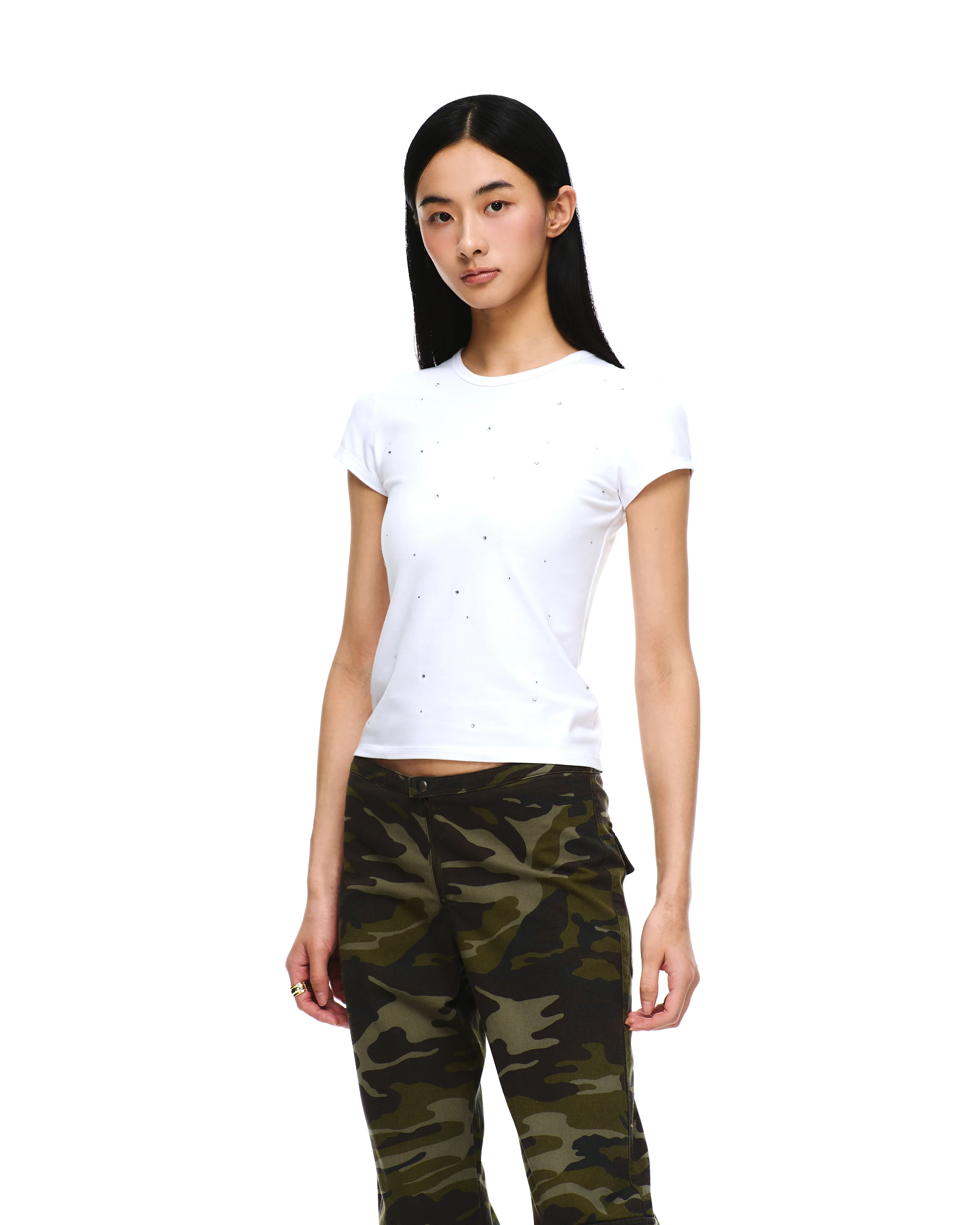 COTTON TWILL MILITARY CARGO PANTS - Image 12