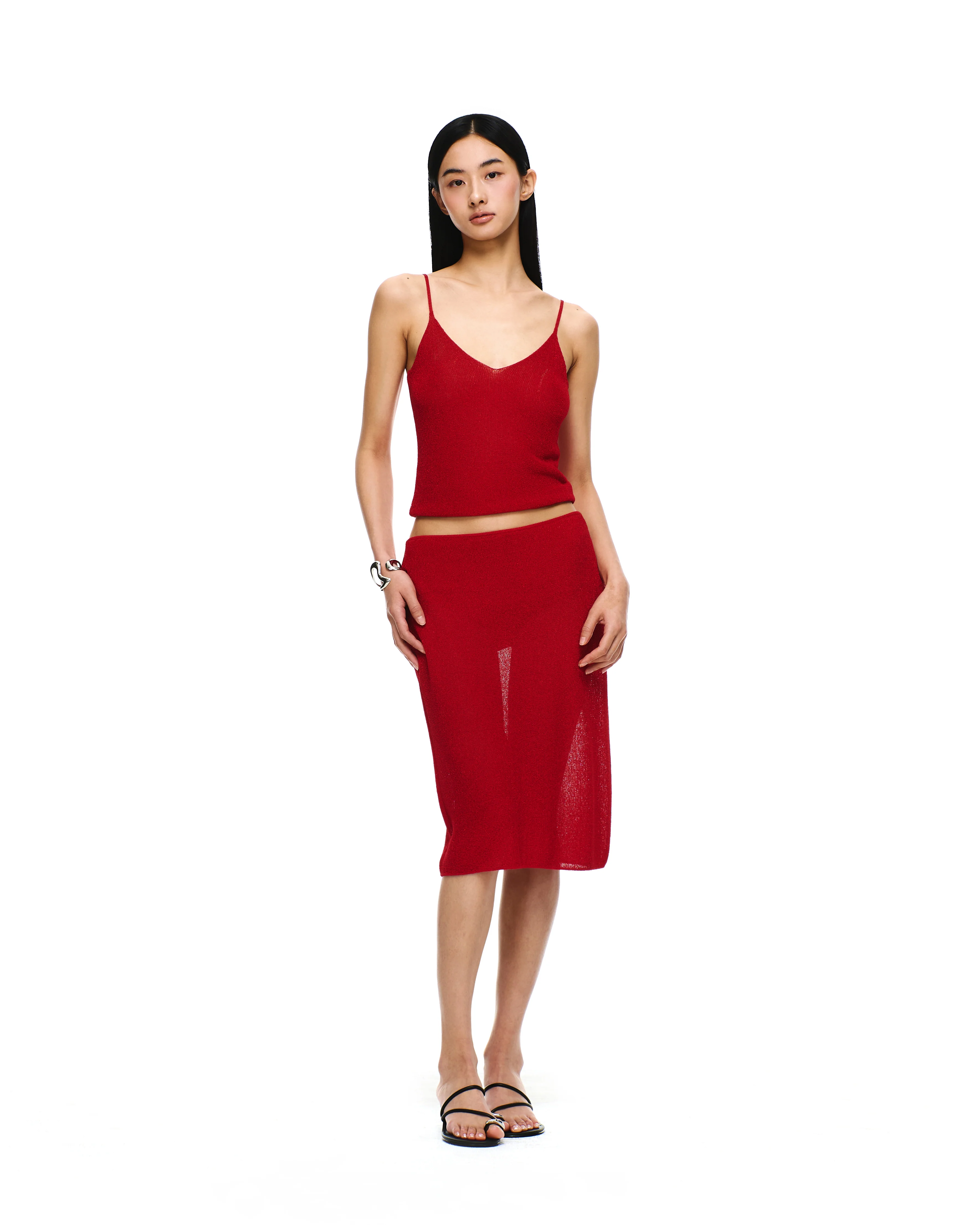 KNIT MIDI SKIRT - Image 9