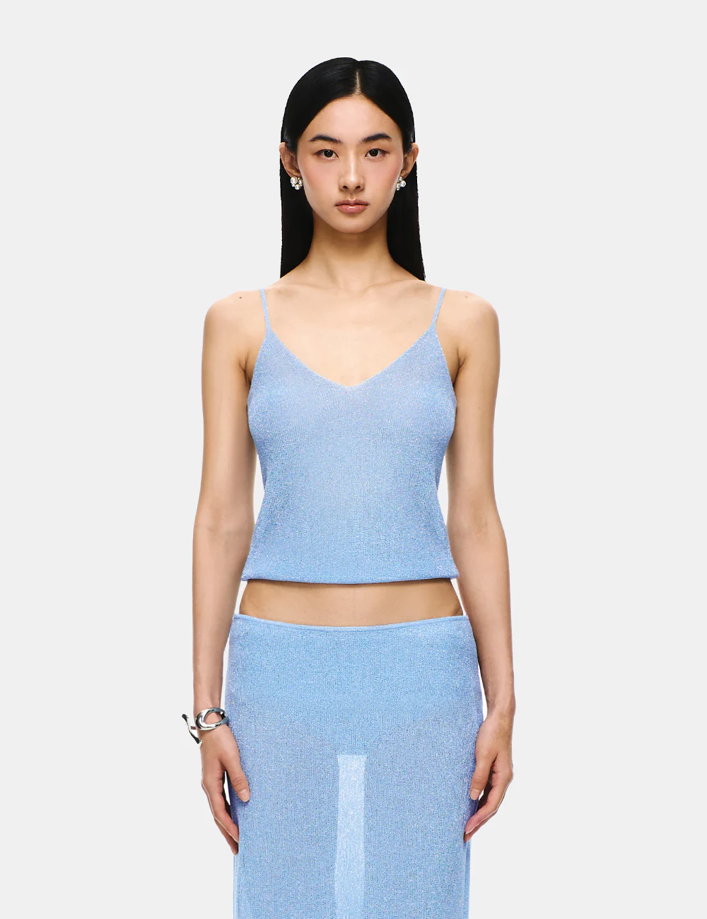 KNIT V-NECK TANK TOP - Image 13