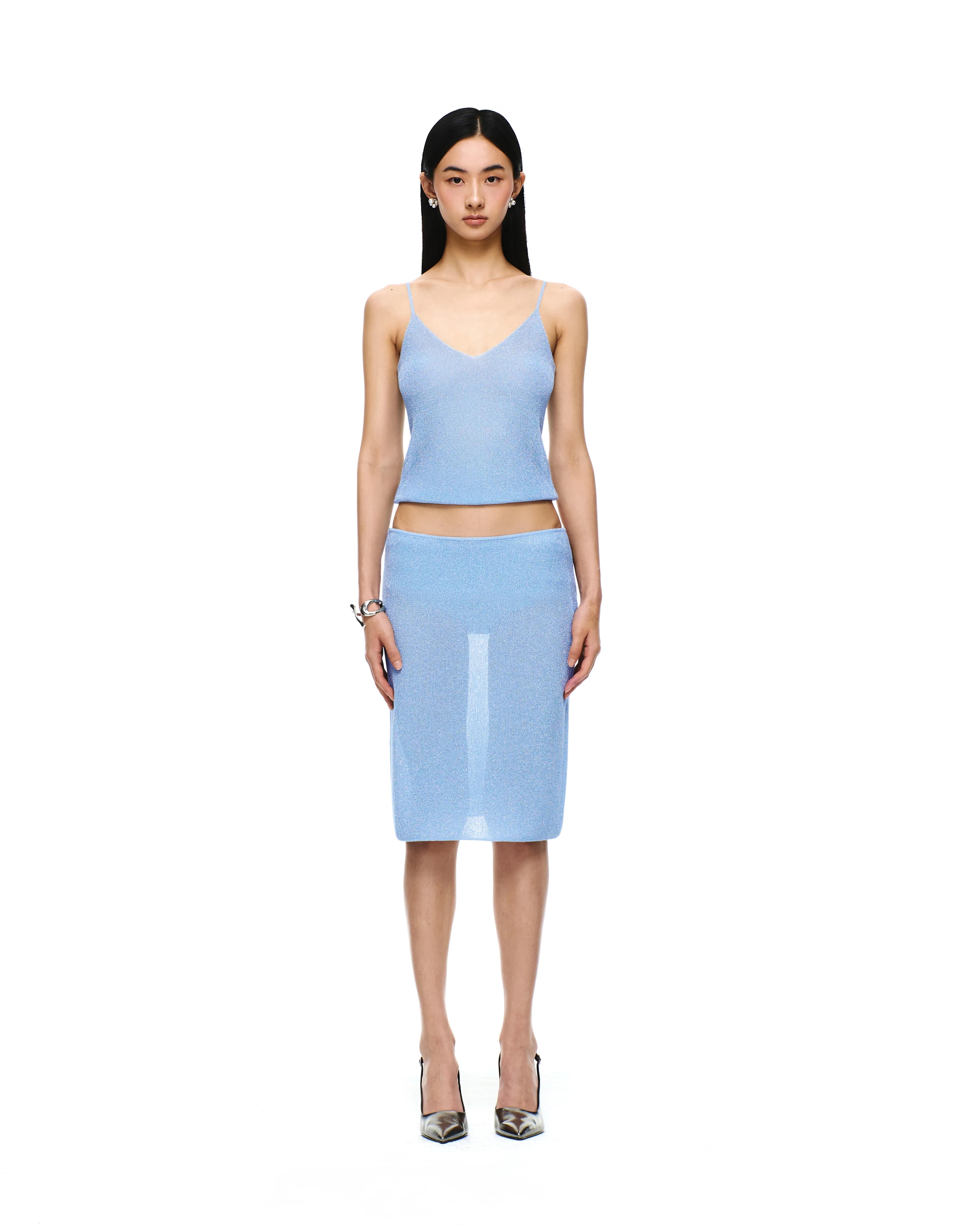 KNIT V-NECK TANK TOP - Image 14