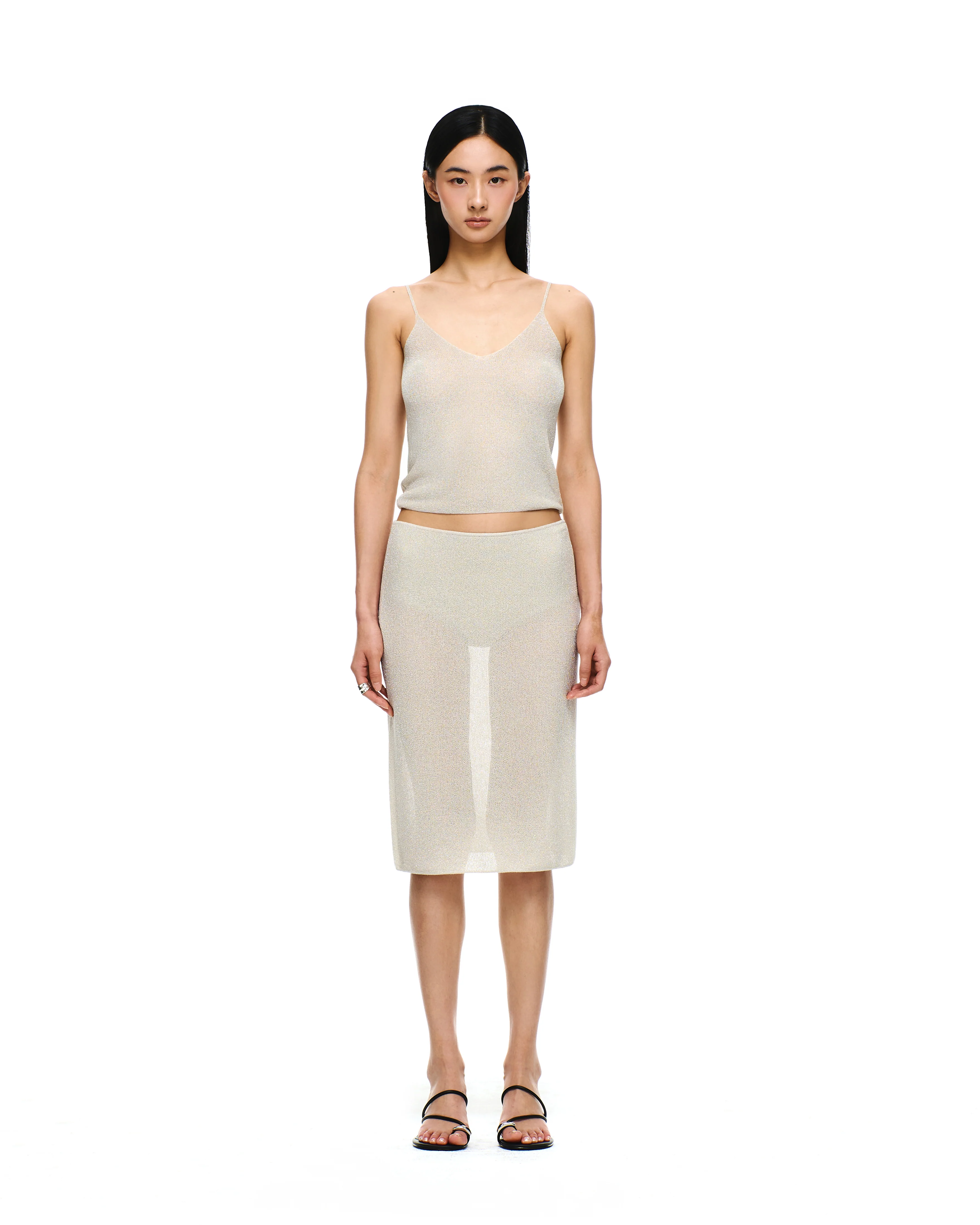 KNIT V-NECK TANK TOP - Image 6