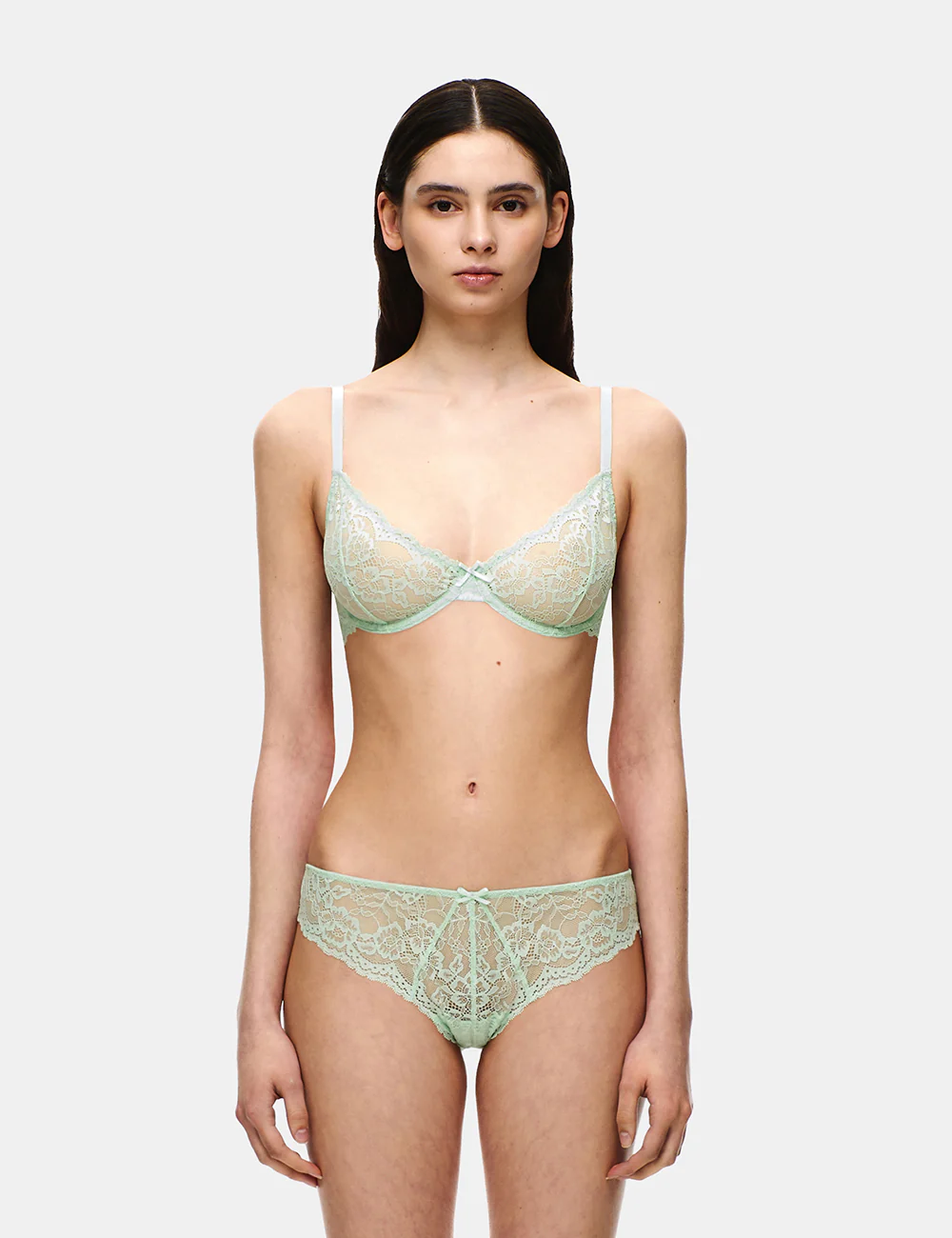 LACE UNLINED UNDERWIRE BRA - Image 10