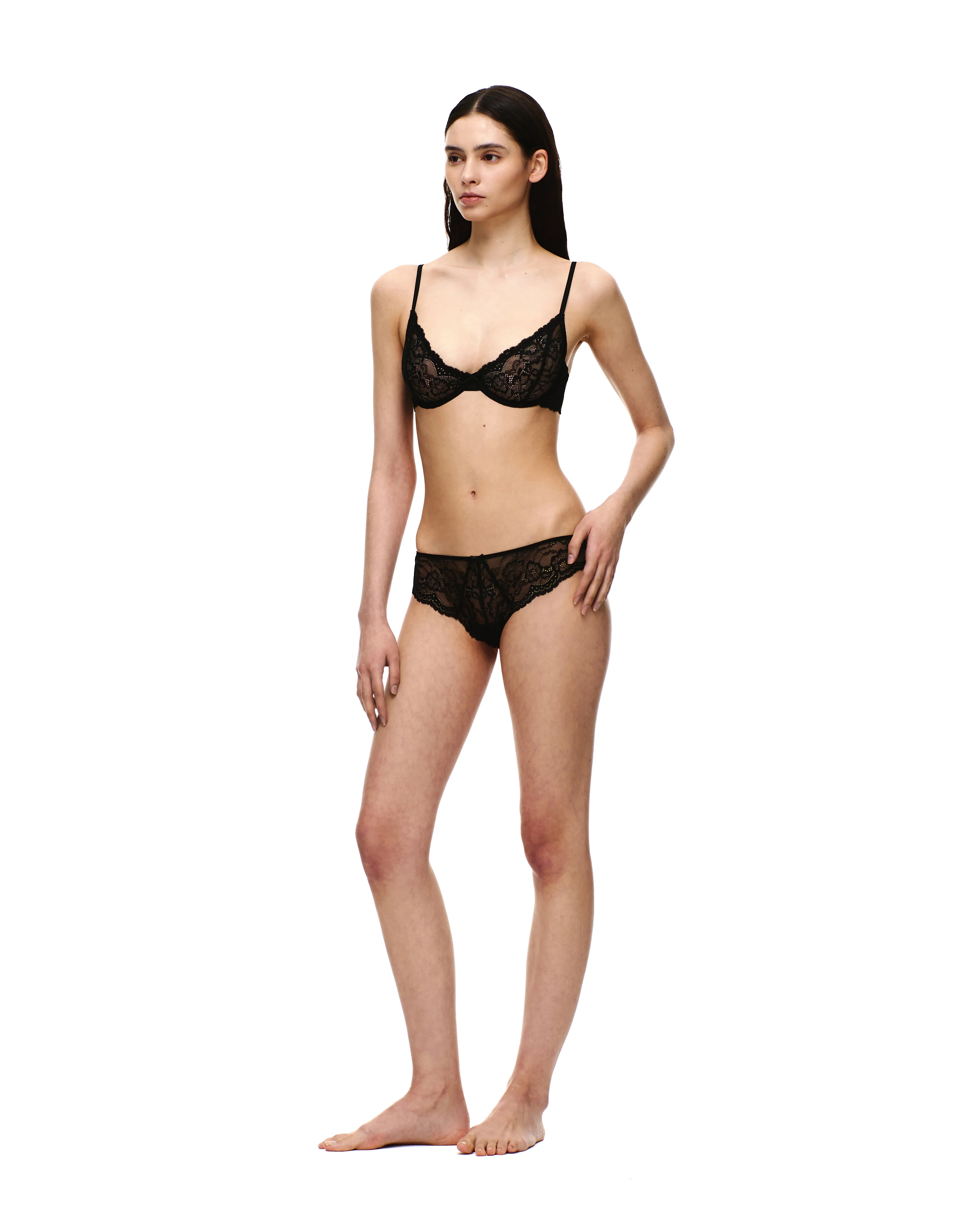 LACE UNLINED UNDERWIRE BRA - Image 2