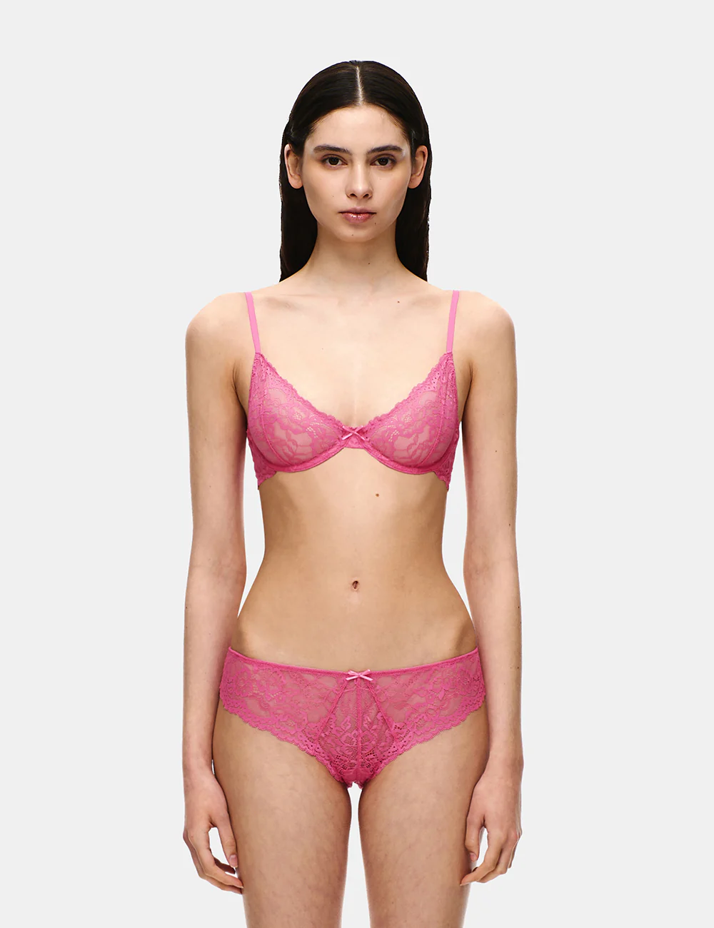 LACE UNLINED UNDERWIRE BRA - Image 7