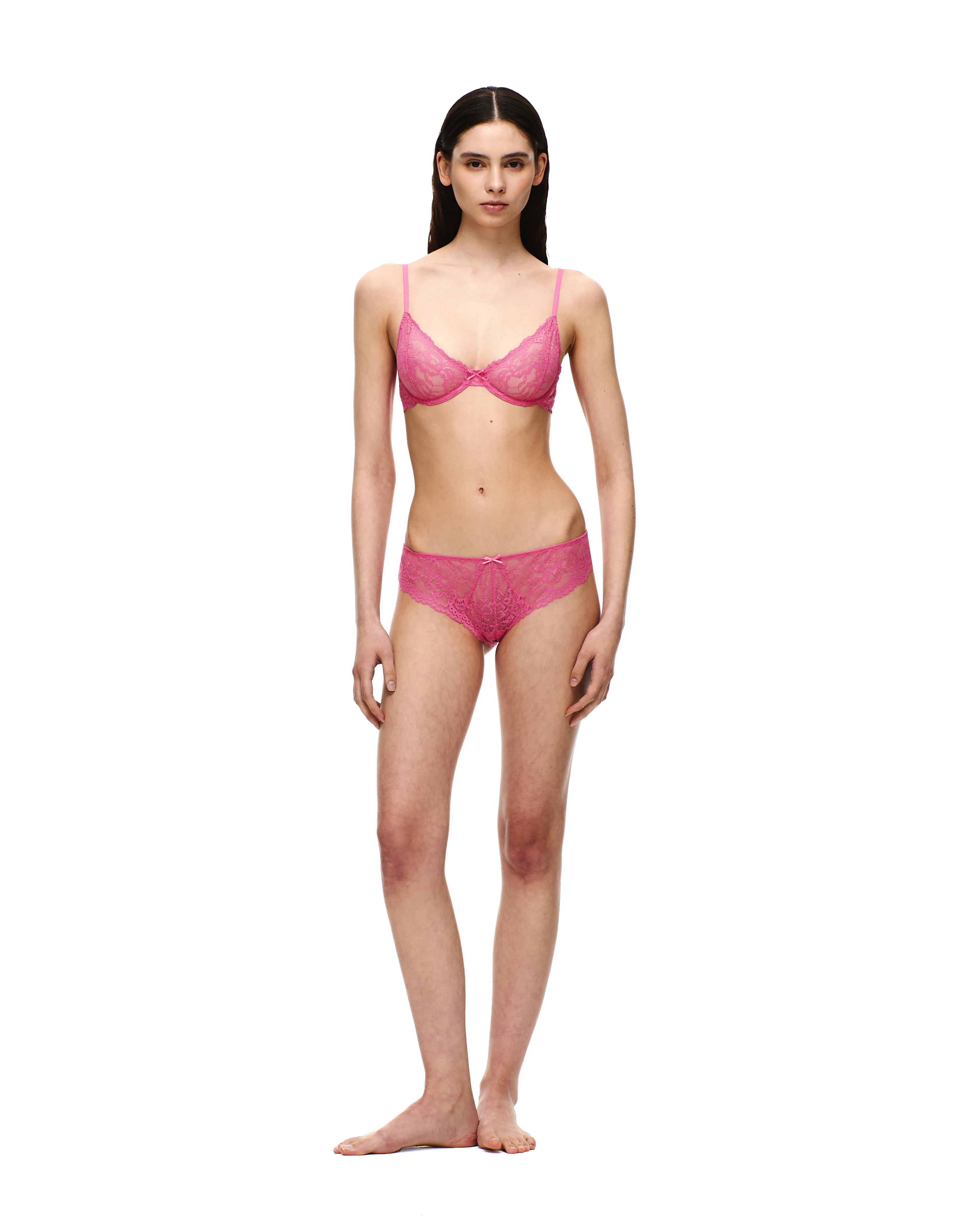 LACE UNLINED UNDERWIRE BRA - Image 8