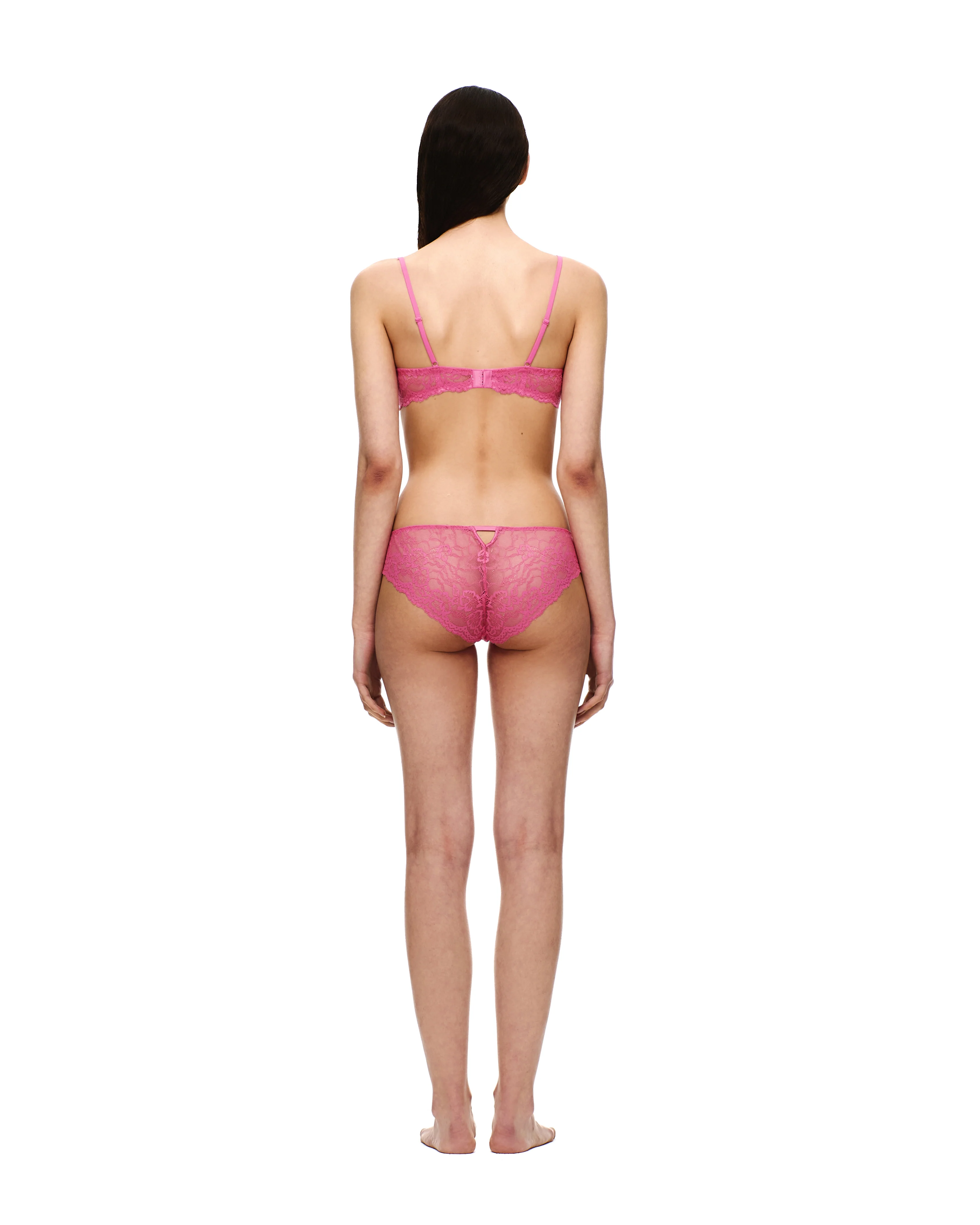 LACE UNLINED UNDERWIRE BRA - Image 9
