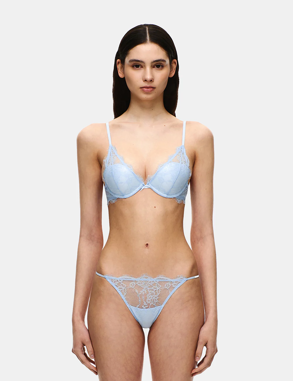 LACE WIRED PUSH-UP BRA - Image 14