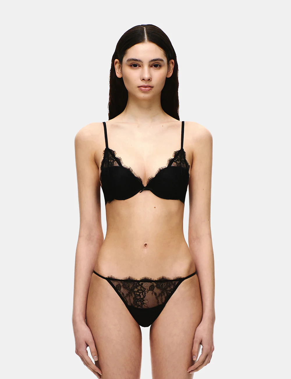 LACE WIRED PUSH-UP BRA - Image 5