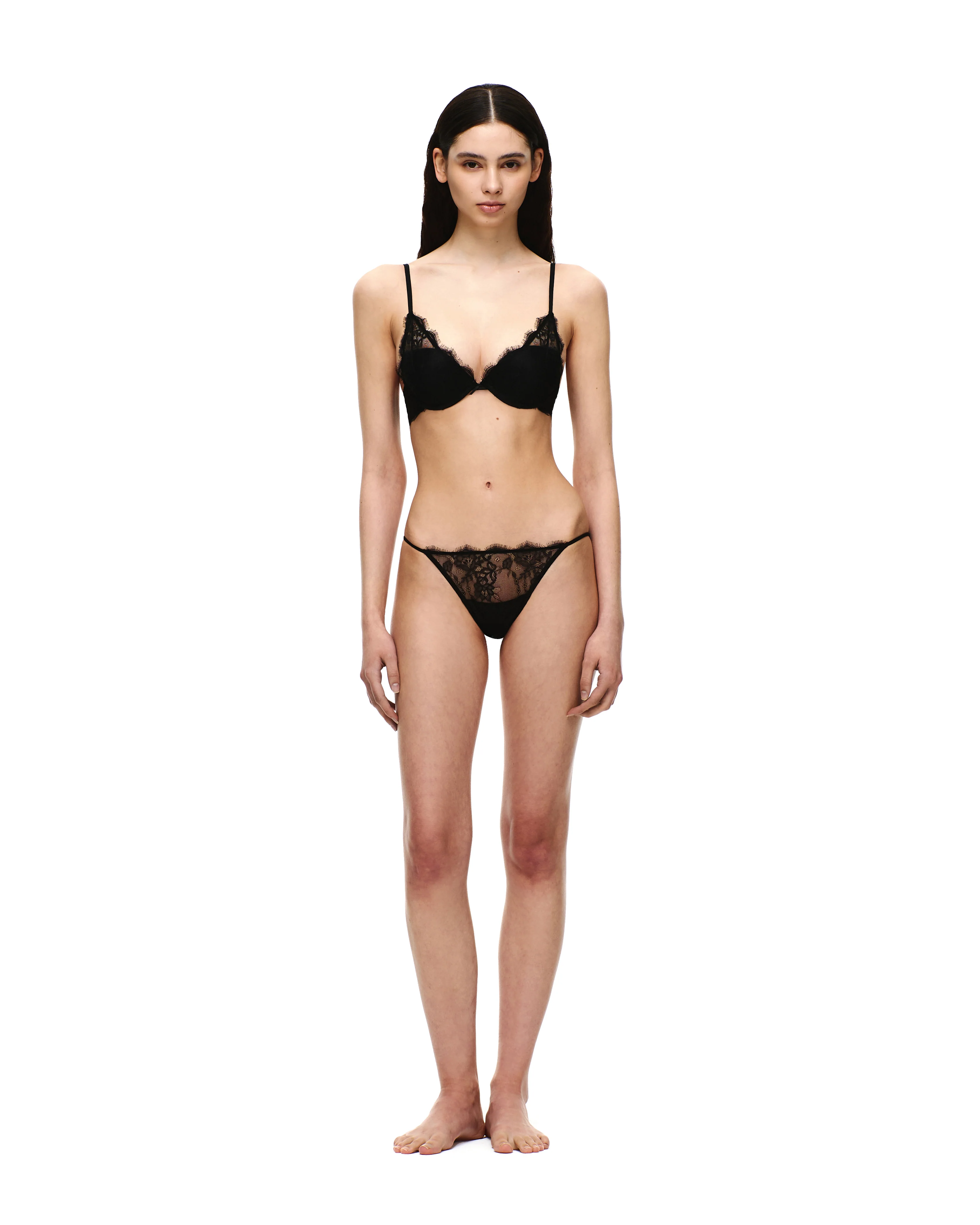 LACE WIRED PUSH-UP BRA - Image 6
