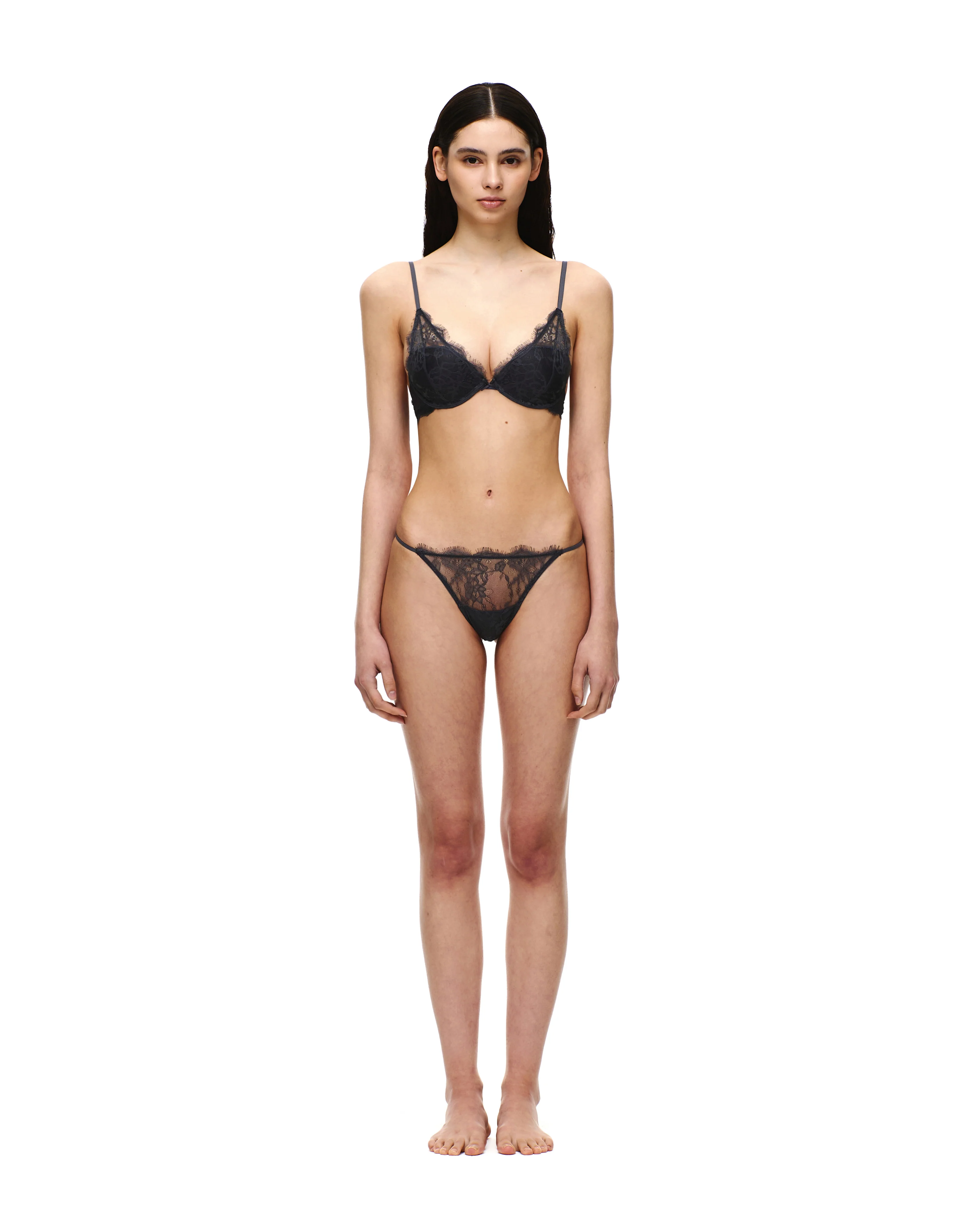LACE WIRED PUSH-UP BRA - Image 9