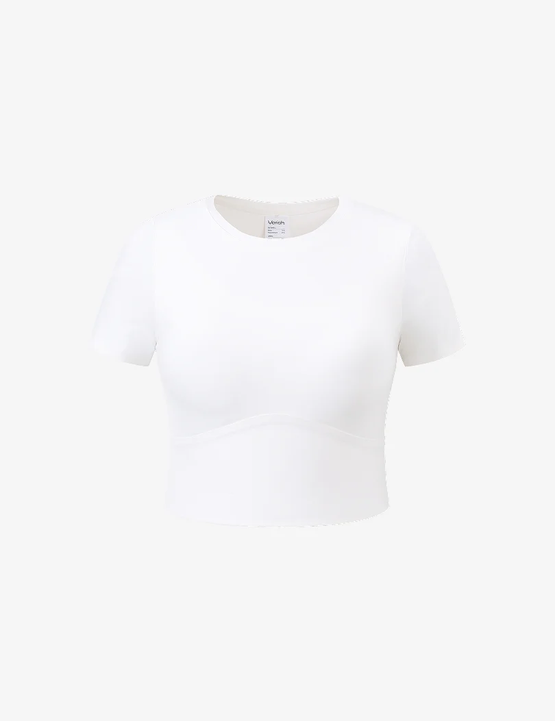 MOVELUX BRA TOP ROUND NECK SHORT SLEEVE - Image 10