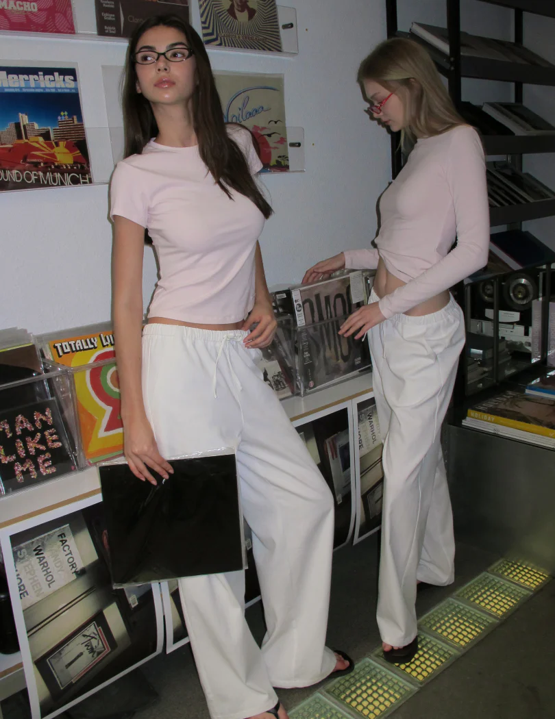 NEW BASIC COTTON WIDE LEG PANTS - Image 10
