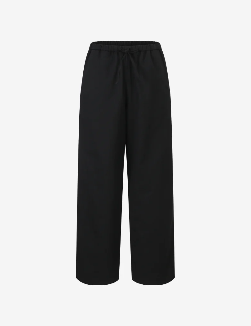 NEW BASIC COTTON WIDE LEG PANTS - Image 5