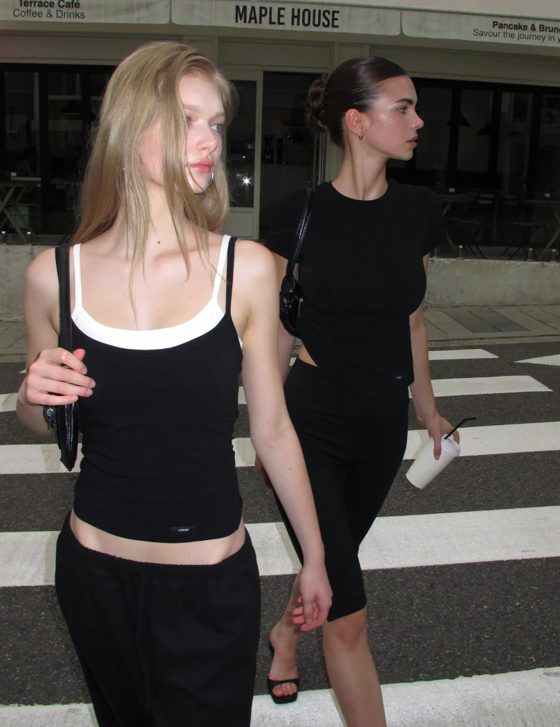 NEW BASIC DOUBLE LAYERED BUILT-IN BRA TANK TOP - Image 11