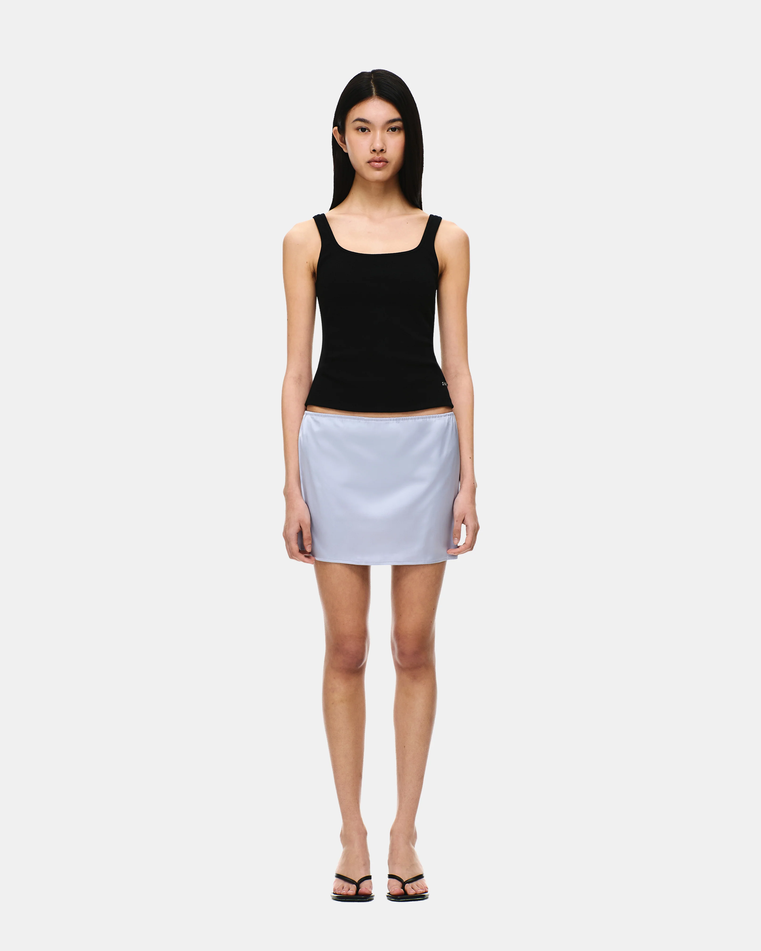 SATIN ELASTIC WAIST SKIRT - Image 15