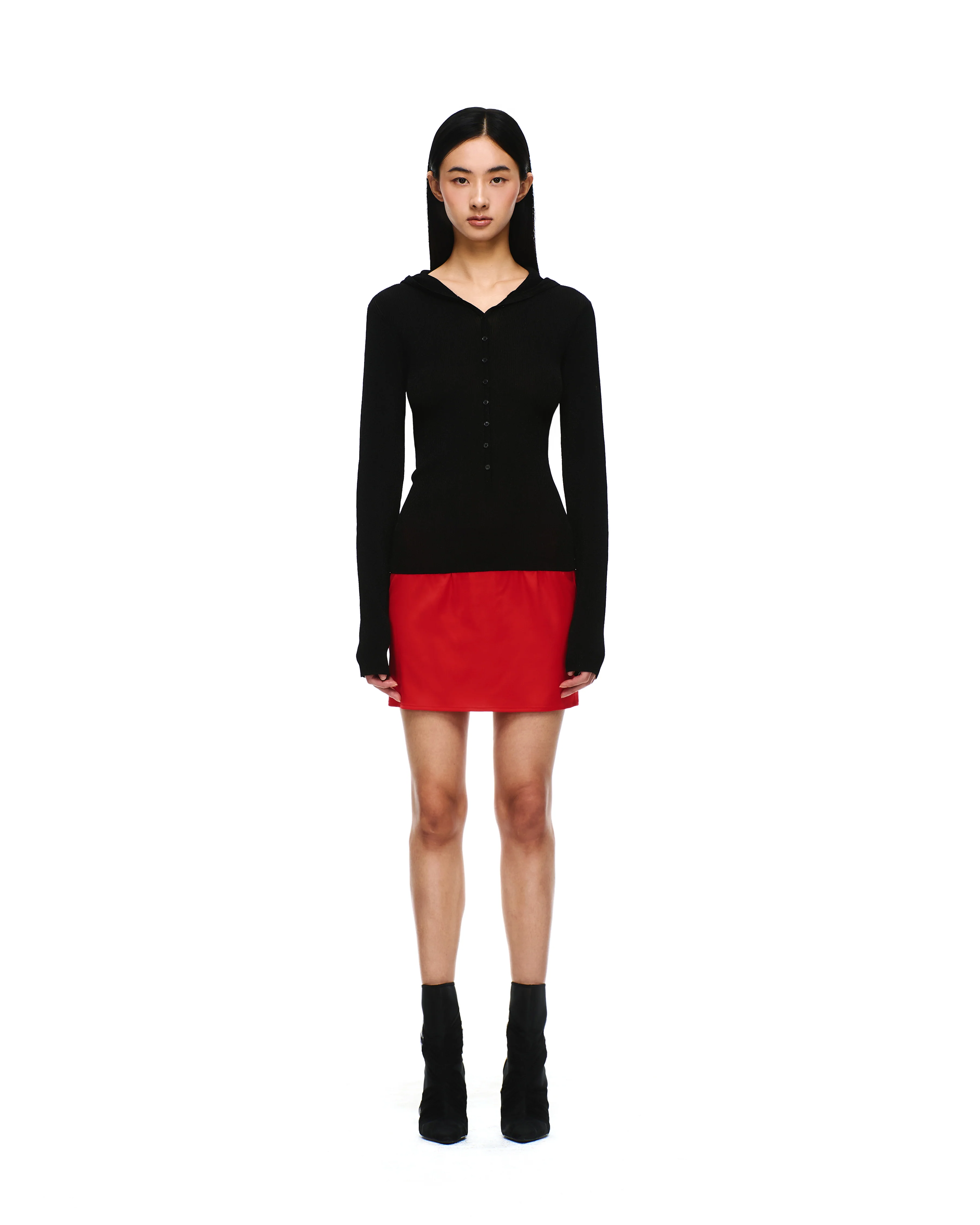SATIN ELASTIC WAIST SKIRT - Image 6