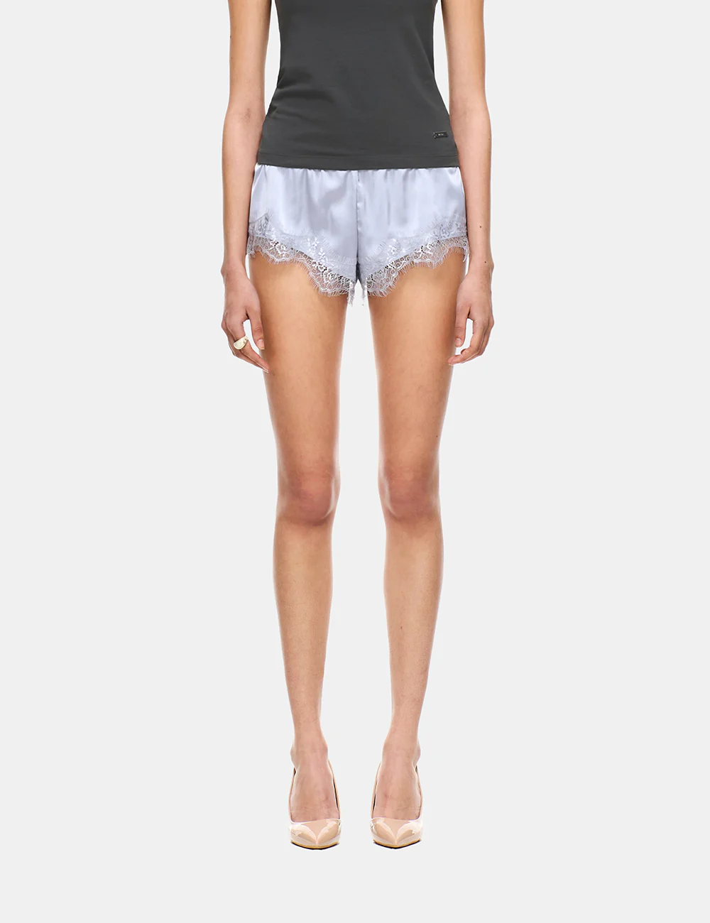 SATIN LACE SHORTS - Image 9