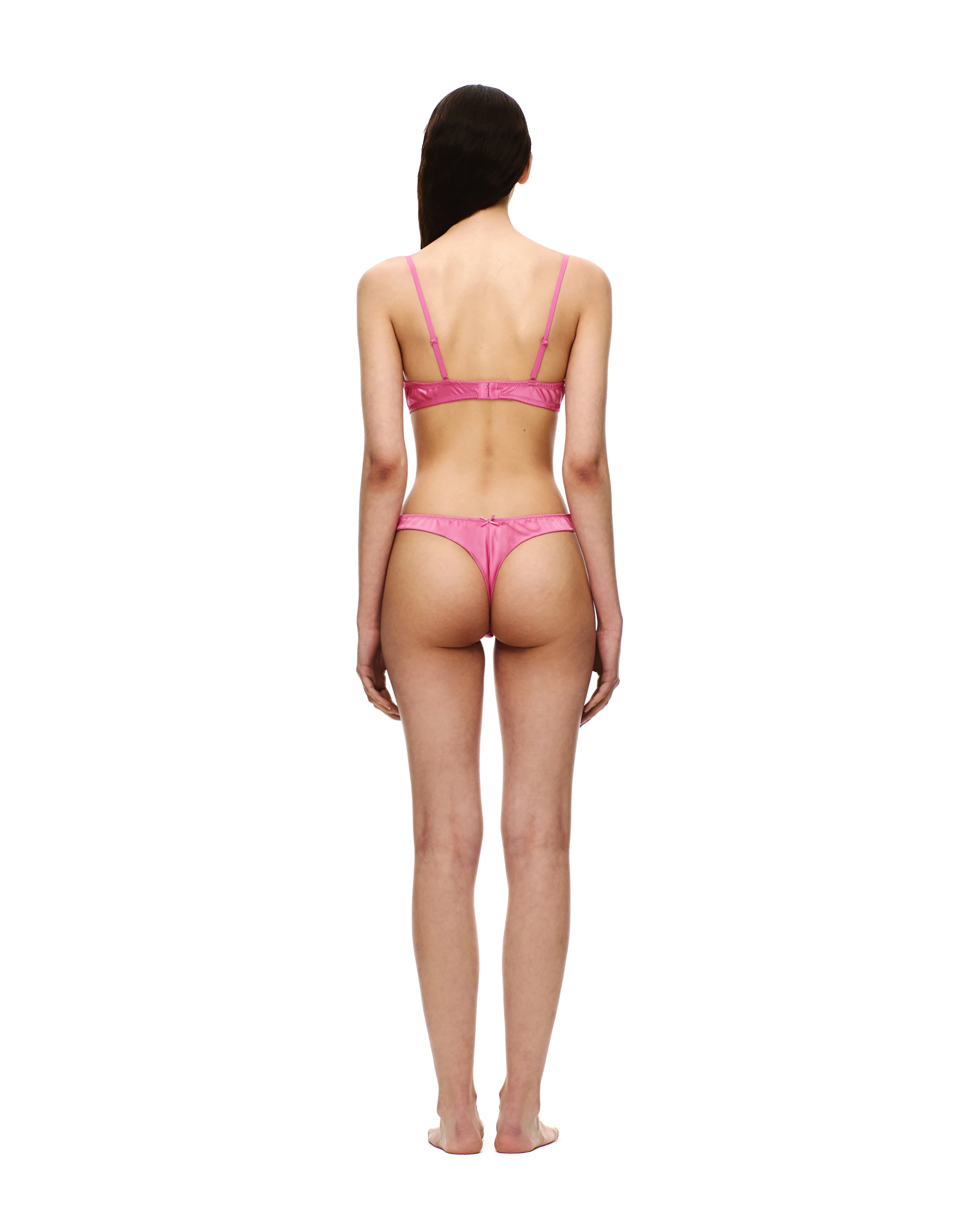 SATIN LACE WIRED BRA - Image 12