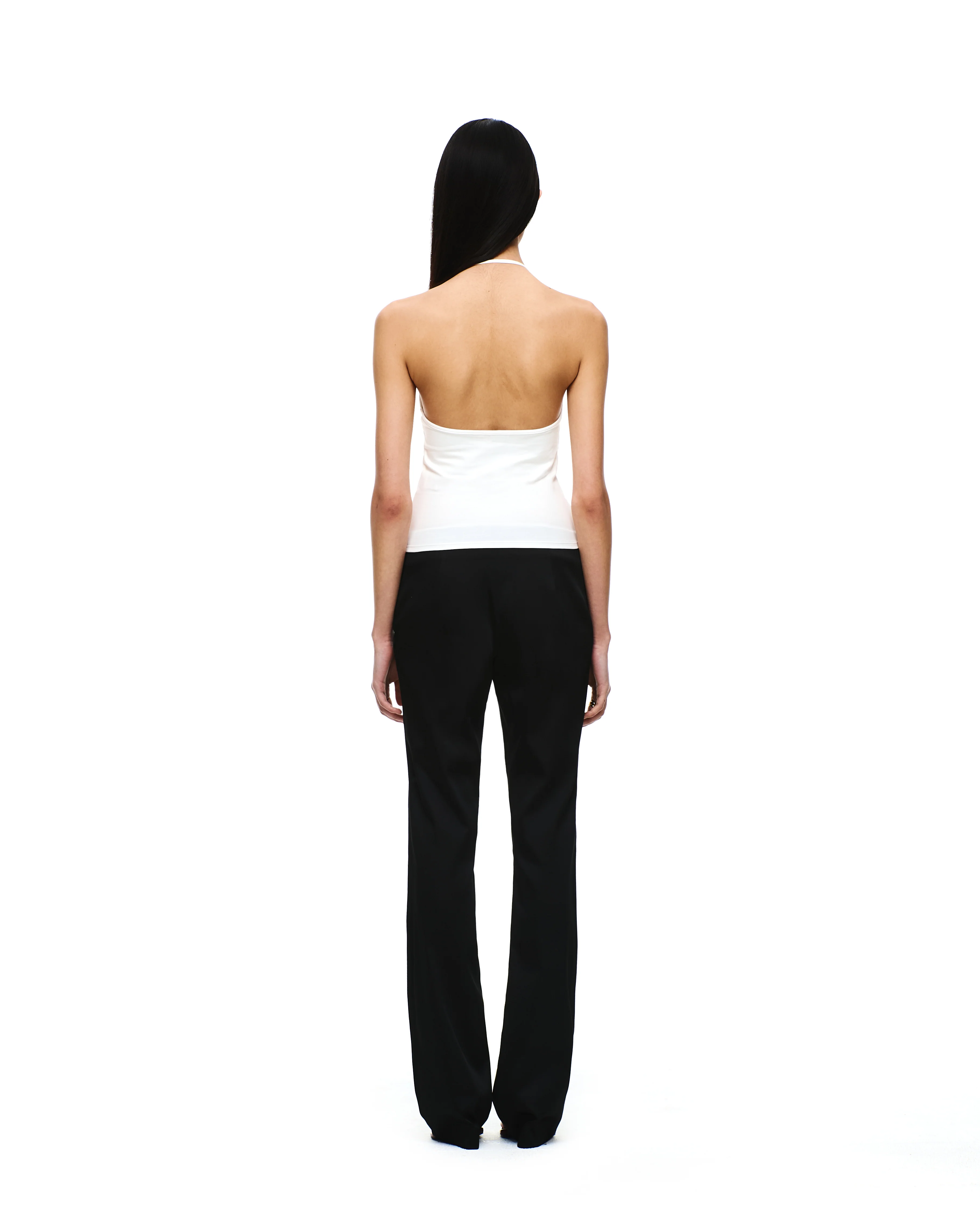 SATIN LOW-RISE PANTS - Image 3