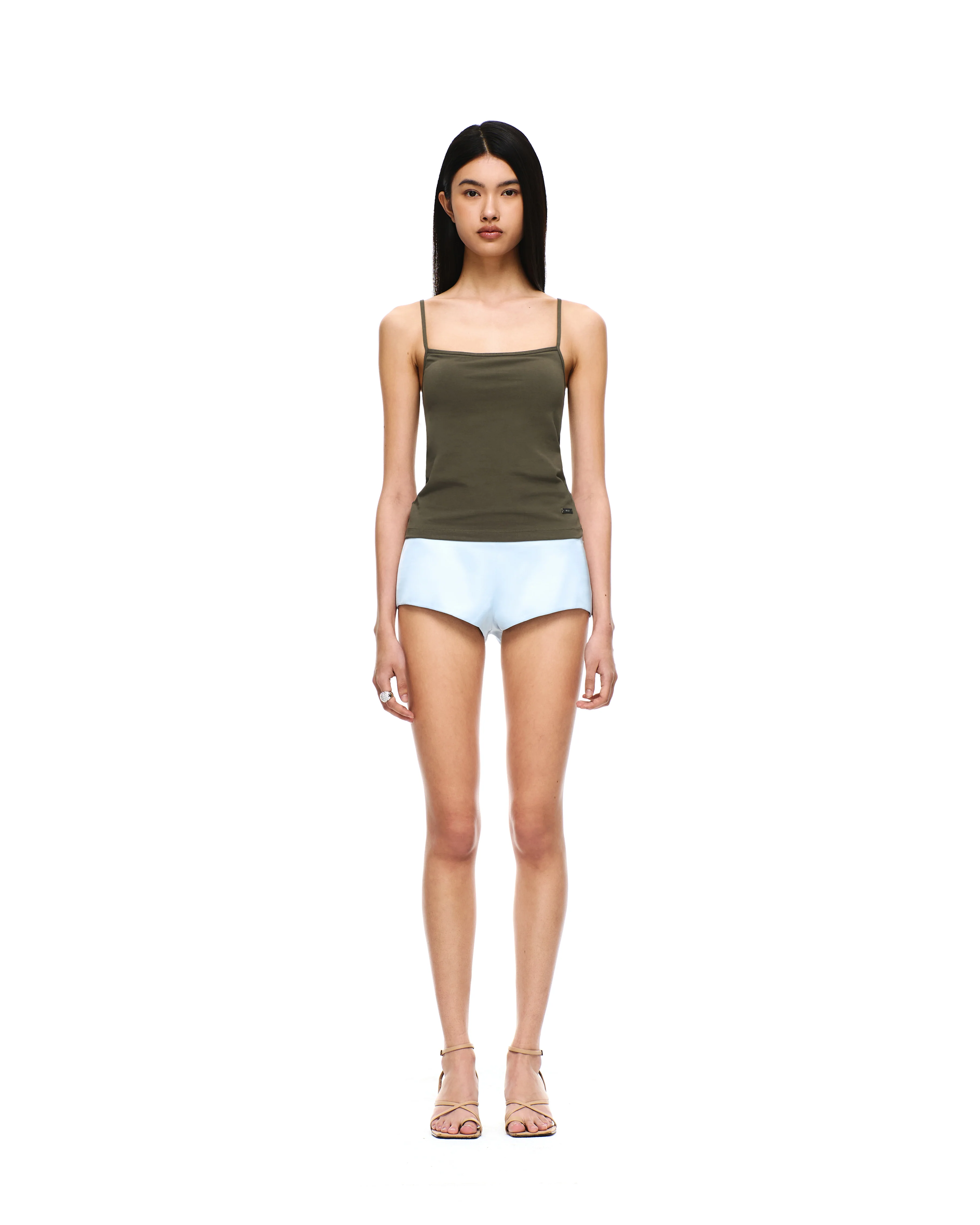 SATIN MICRO MINI SHORTS - Image 12