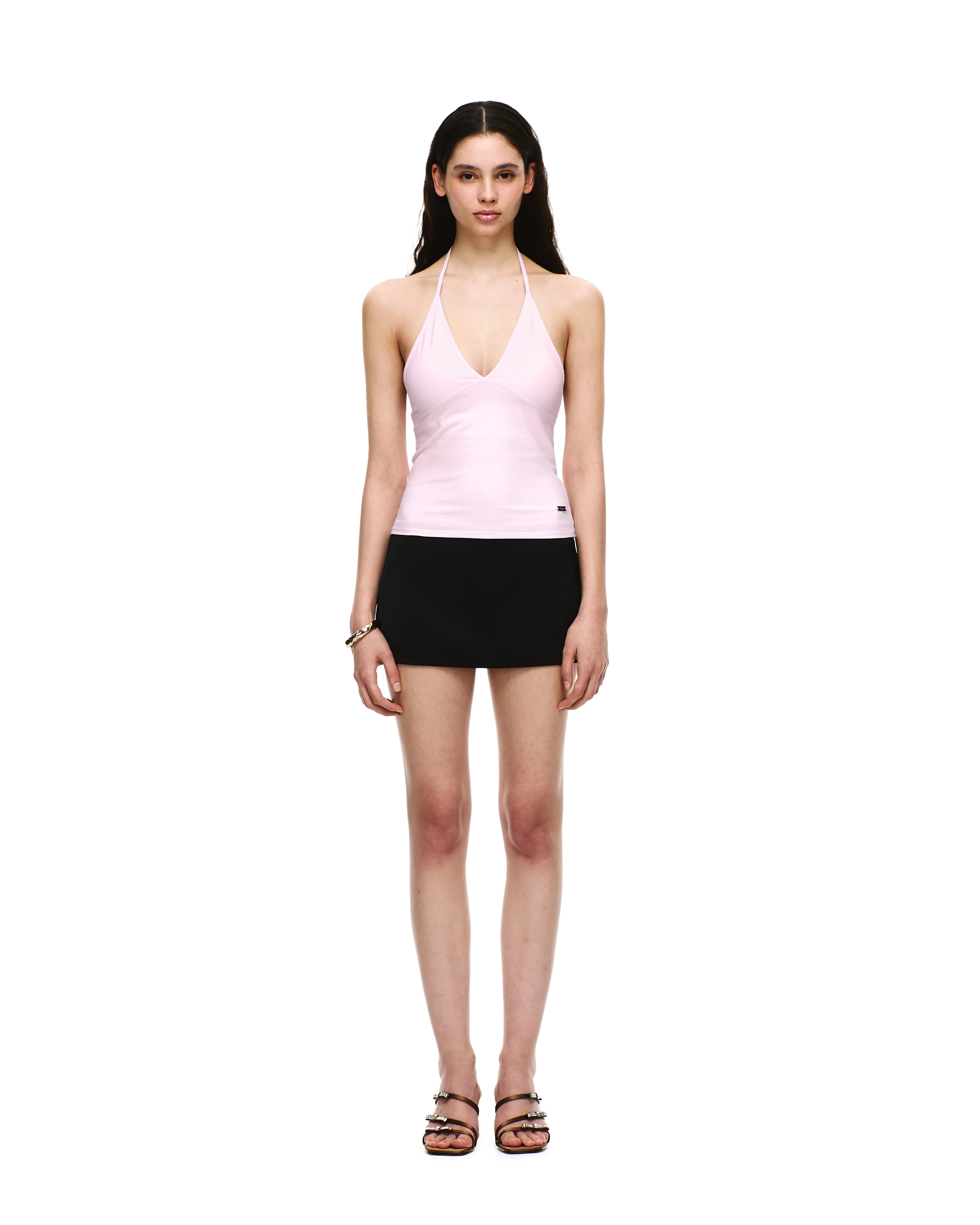 SATIN MICRO MINI SKIRT - Image 14