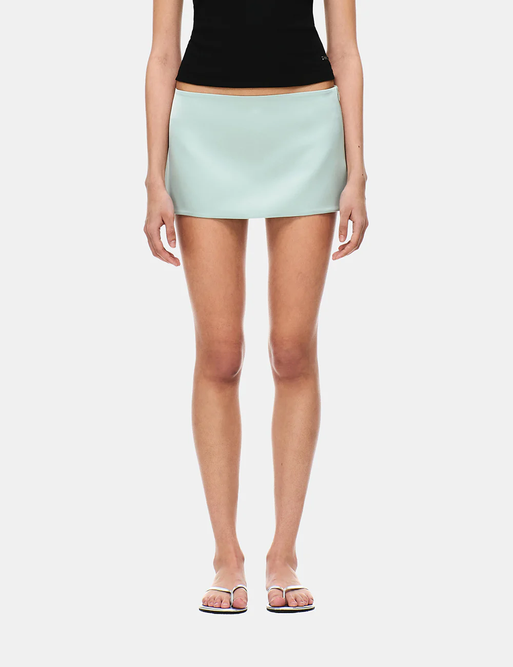 SATIN MICRO MINI SKIRT - Image 5