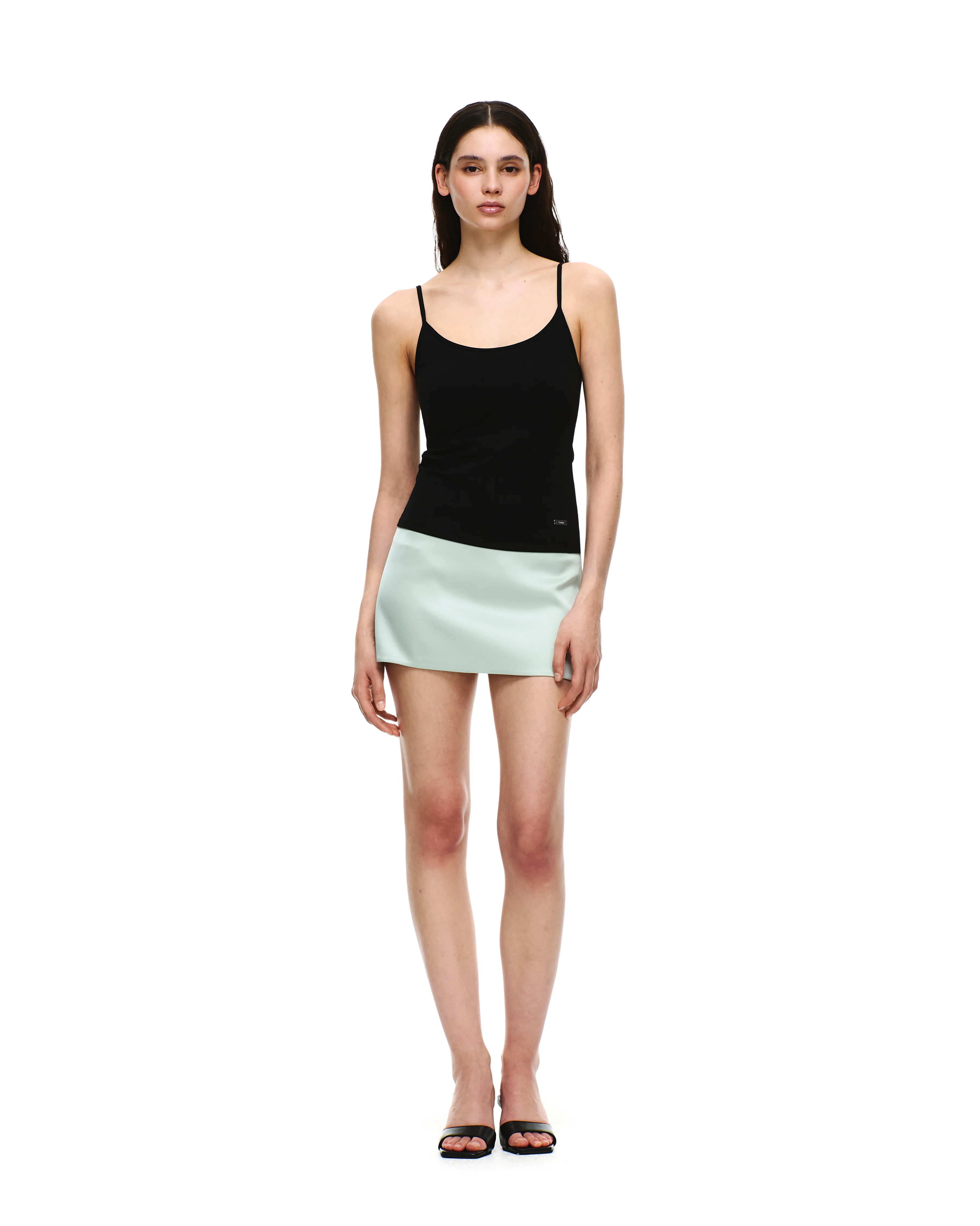 SATIN MICRO MINI SKIRT - Image 7