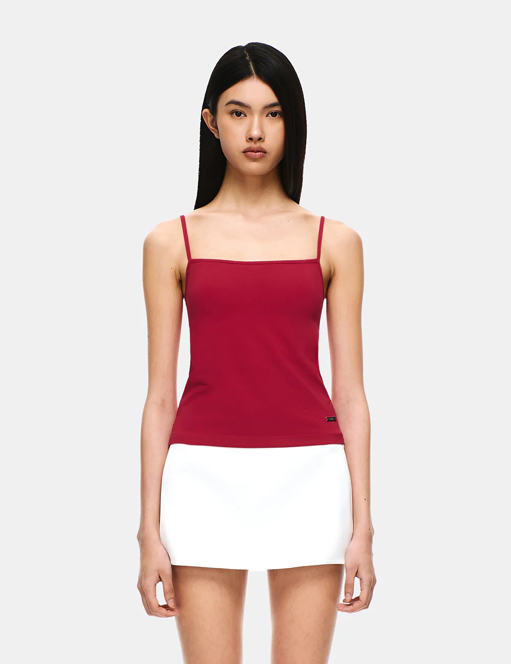 SOFT COTTON SQUARE NECK BRA TOP - Image 13