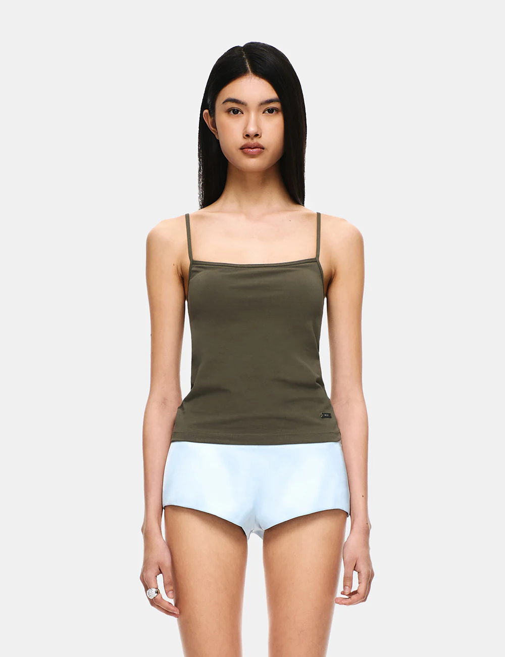 SOFT COTTON SQUARE NECK BRA TOP - Image 7