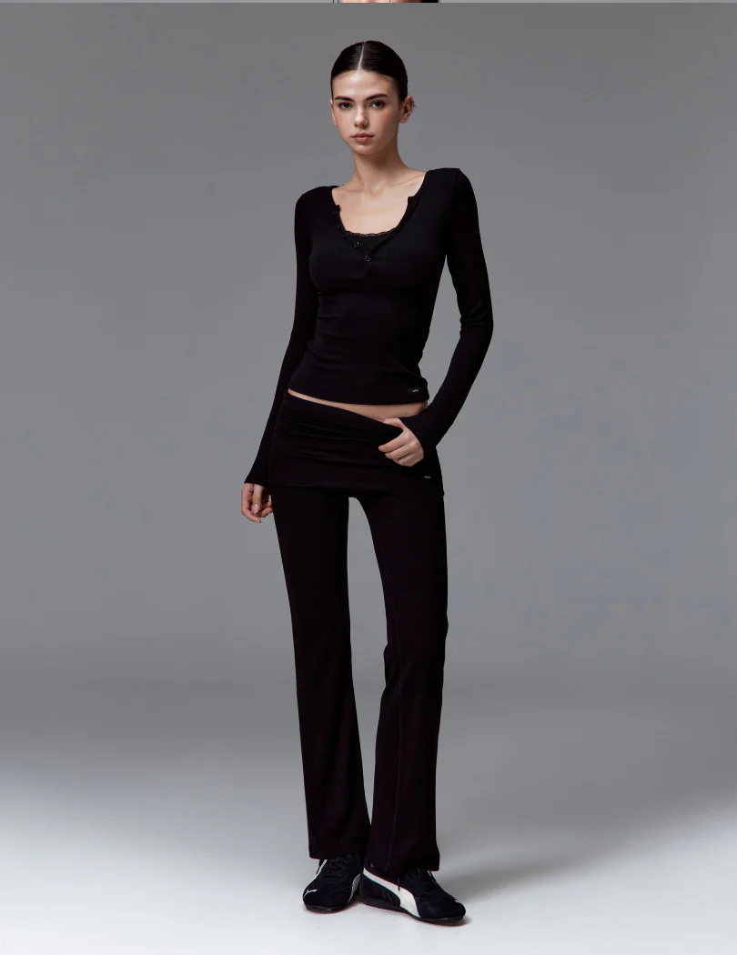 SUNDAY DOUBLE LAYERED LACE TOP - Image 10