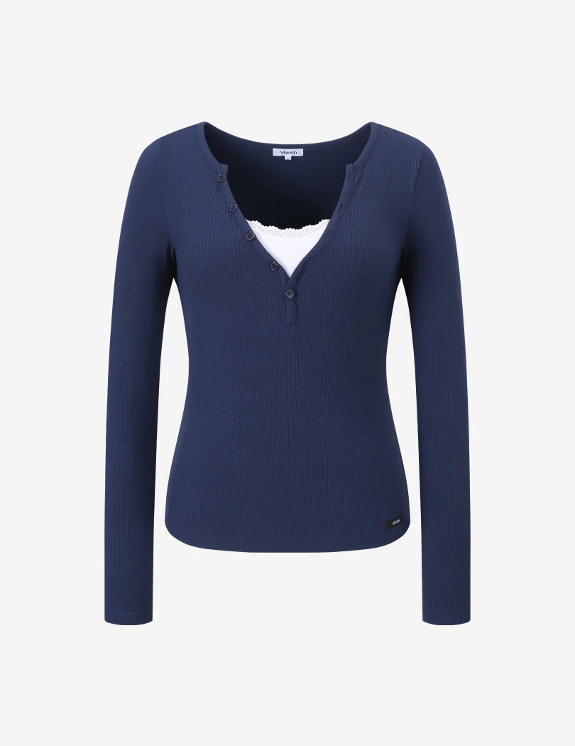 SUNDAY DOUBLE LAYERED LACE TOP - Image 4