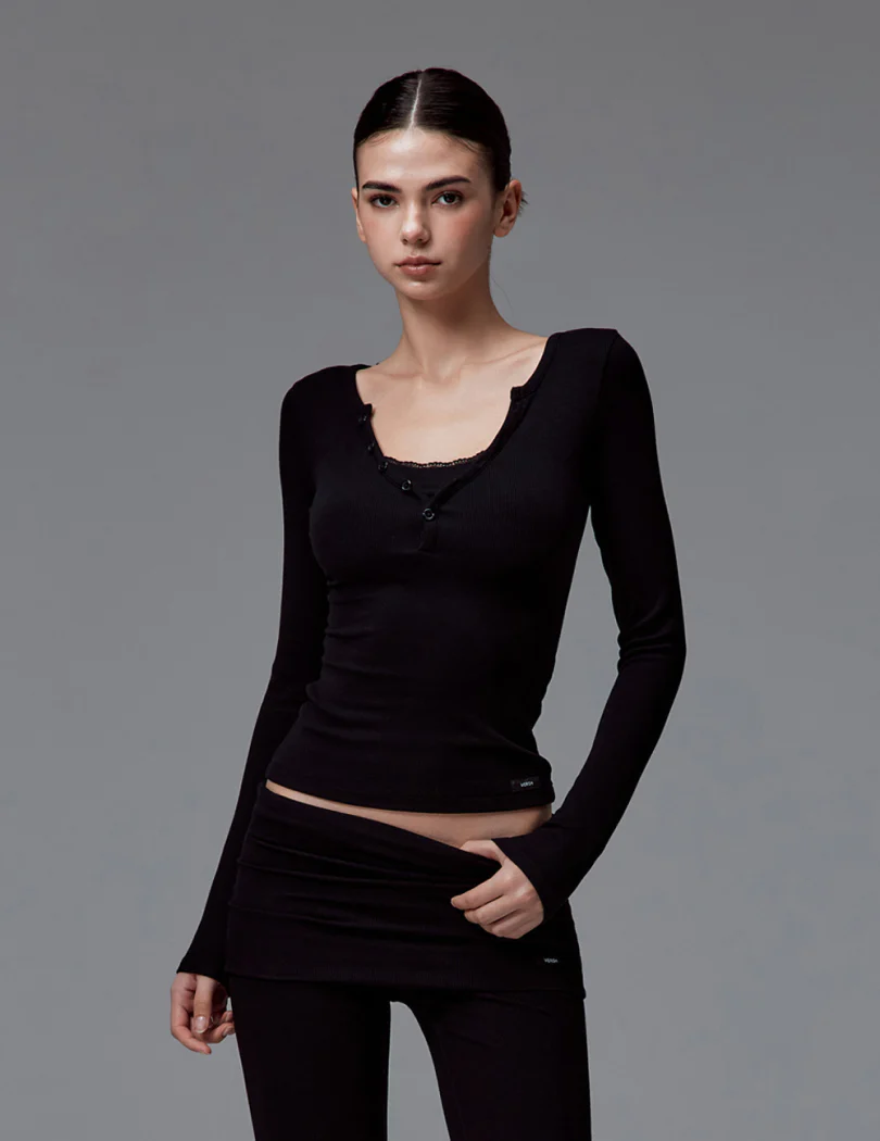 SUNDAY DOUBLE LAYERED LACE TOP - Image 6